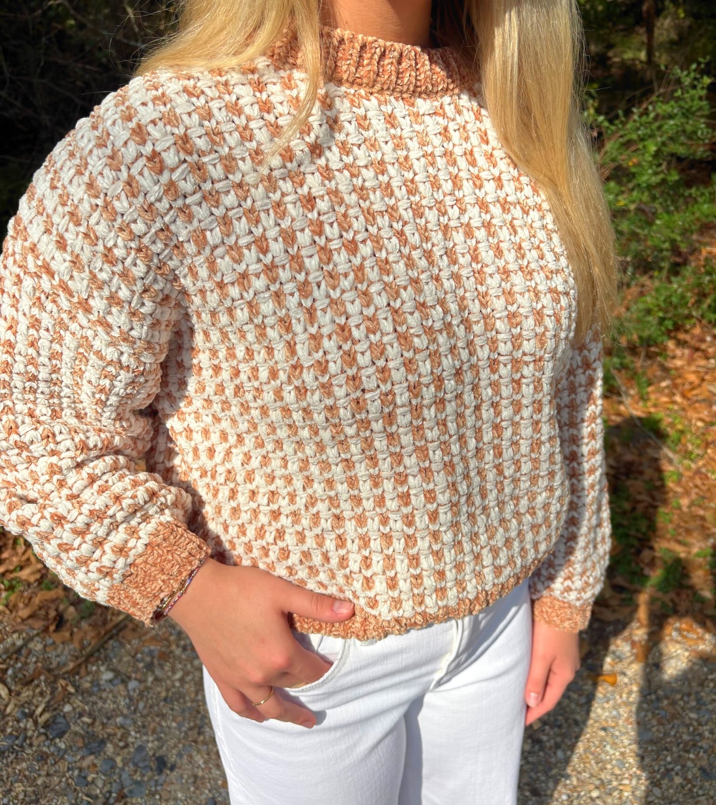 Cozy in Chenille Sweater