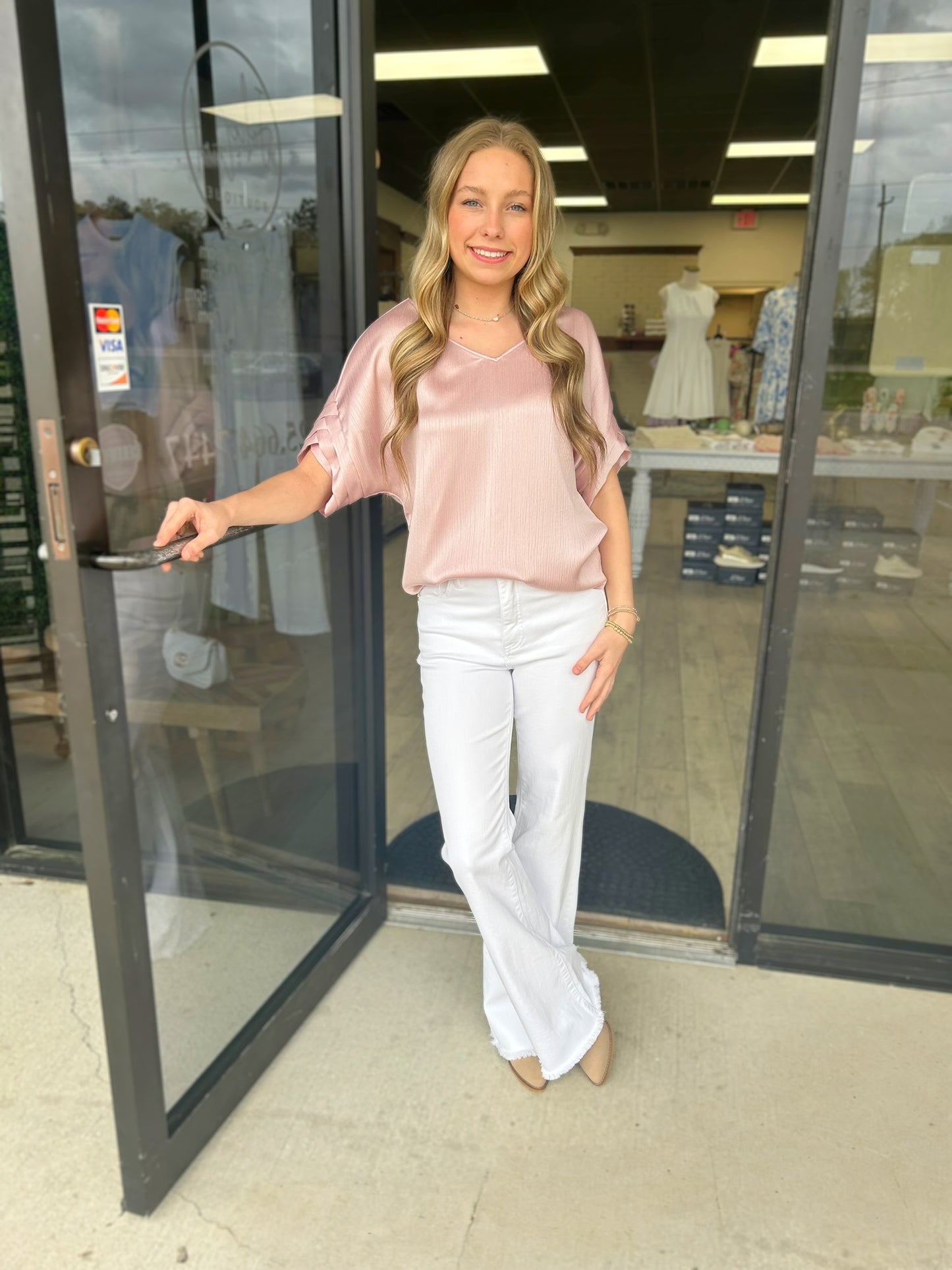 Beautifully Banded Blouse