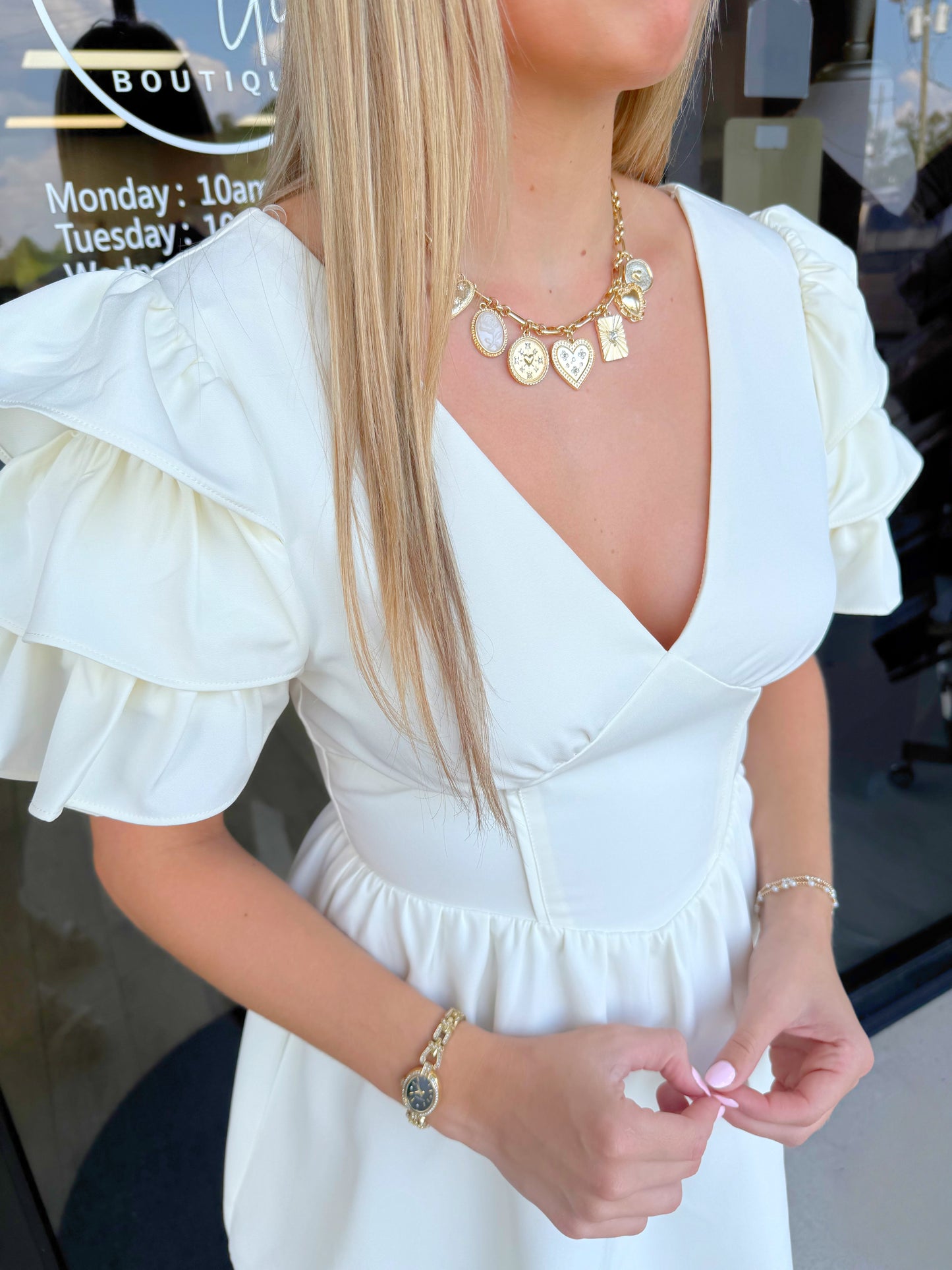 All for You Ivory Dress