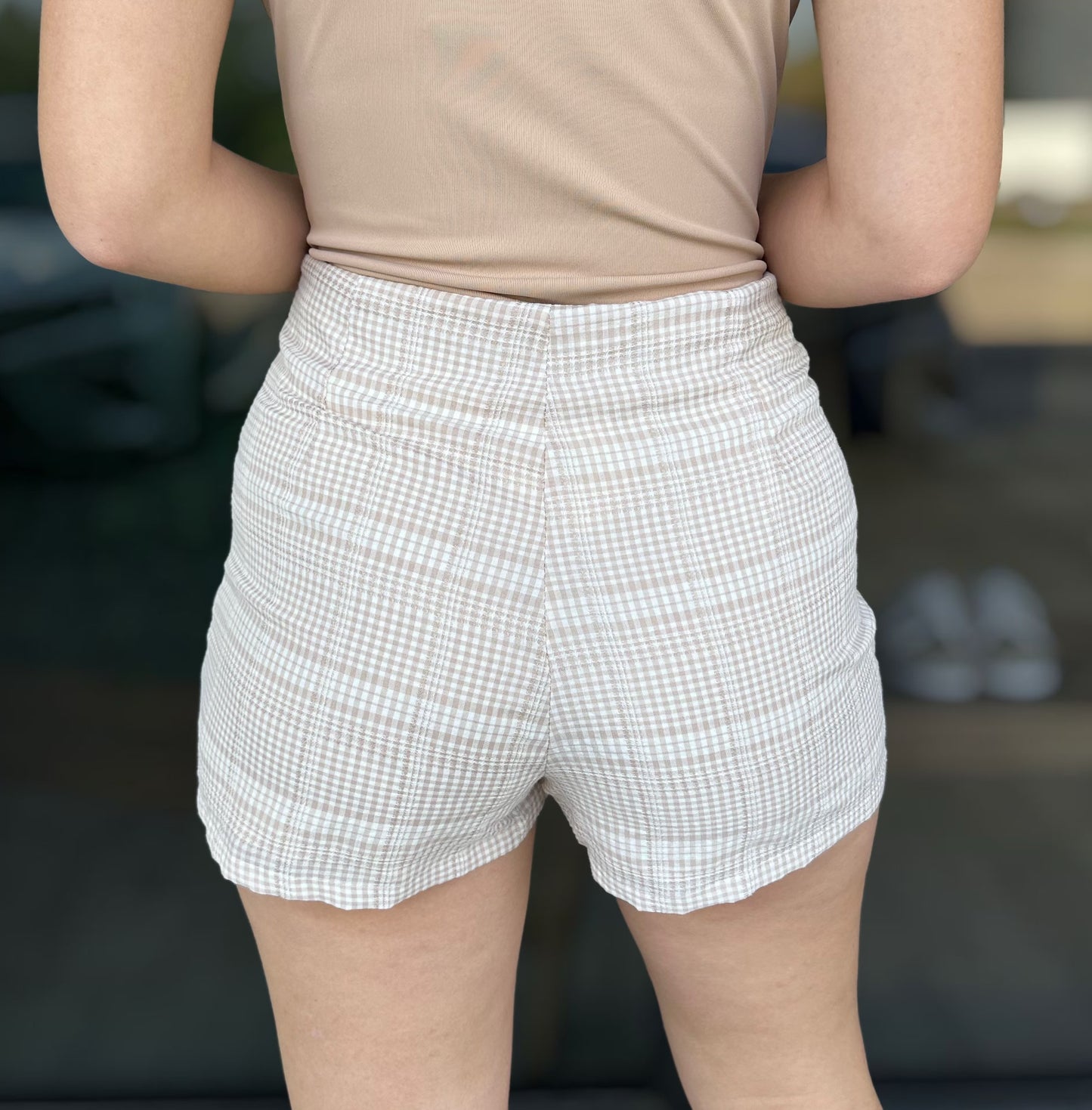 LARGE - Pretty Plaid Skort