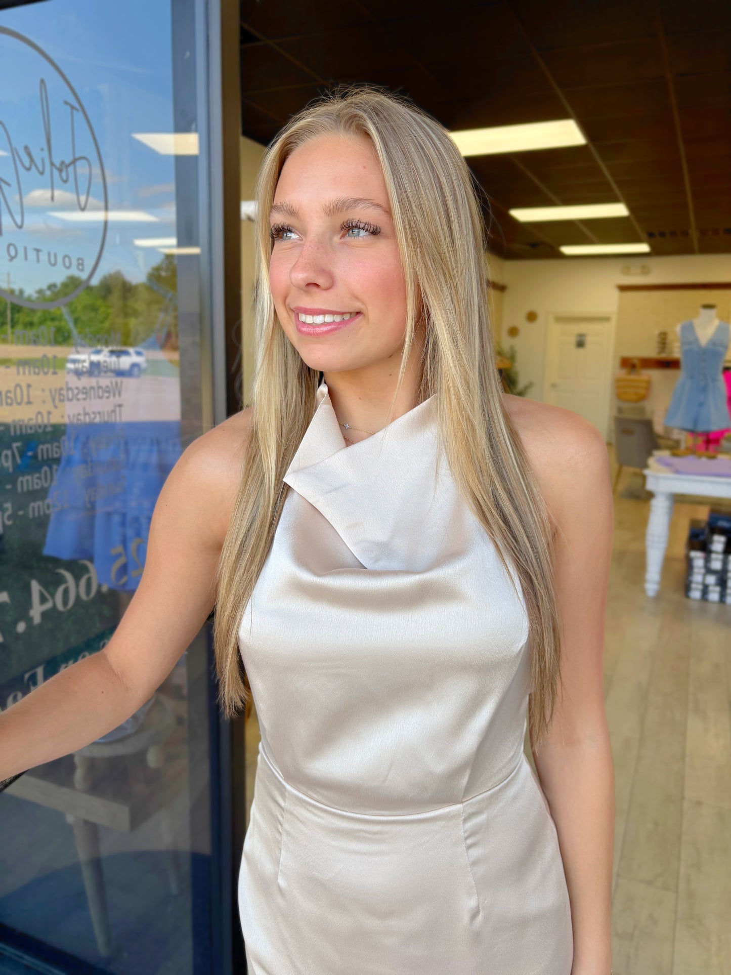 Bachata Satin Mini Dress