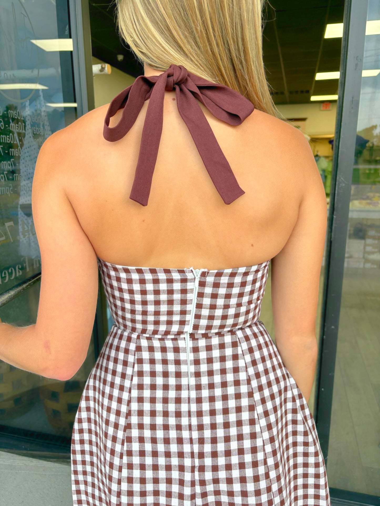 Hot in Halter Dress