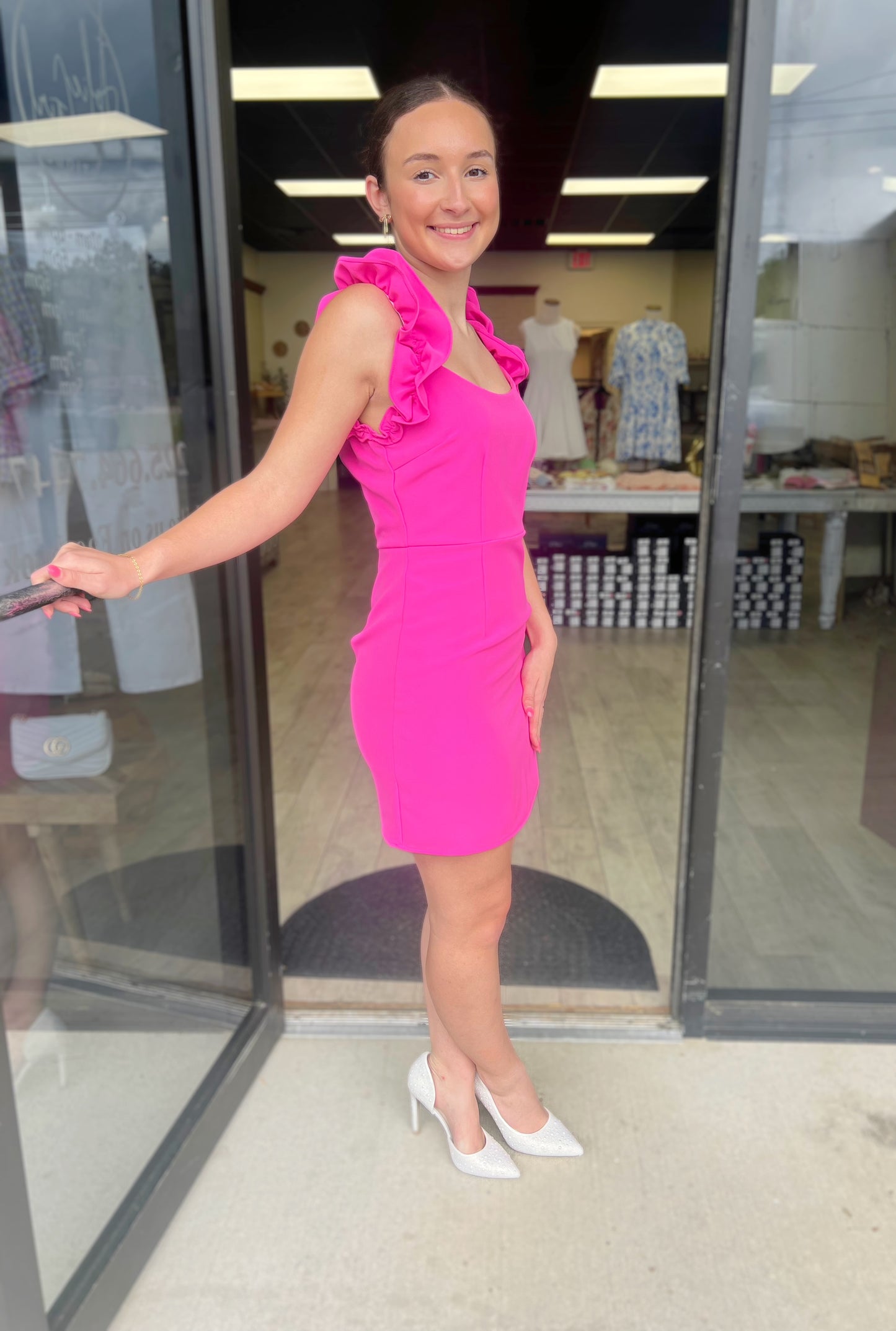 LARGE - Sweet Scoop Neck Dress