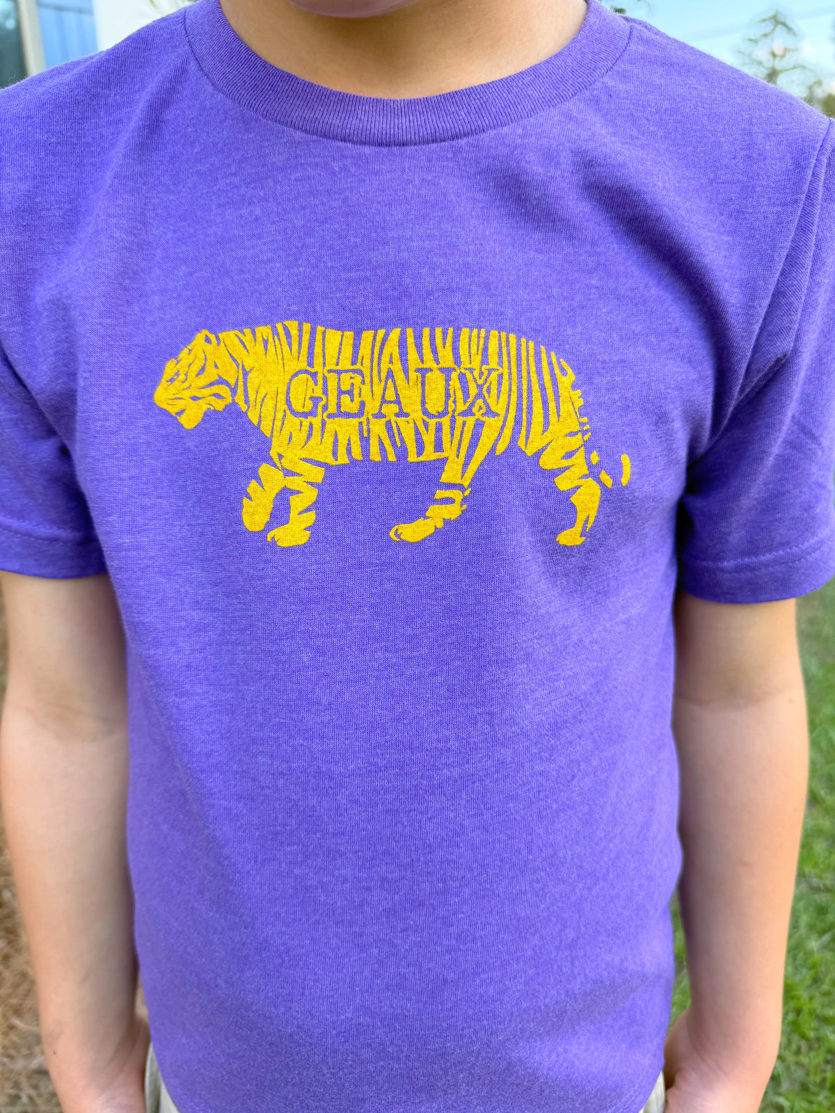 Youth Geaux Tigers Tee