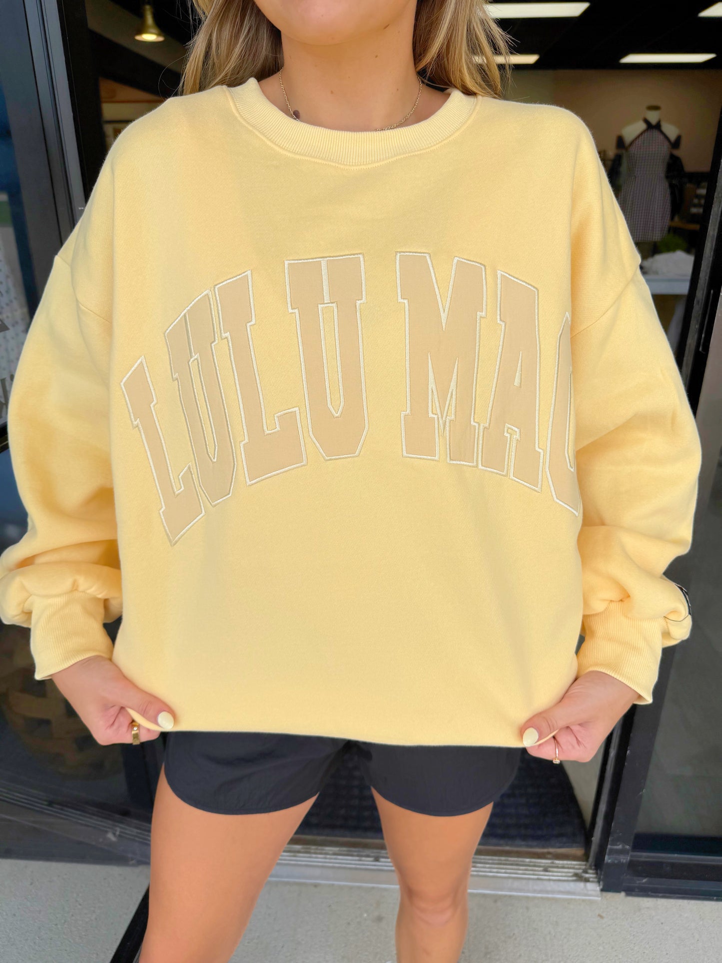 LULU MAC - Monogrammed Sweatshirt