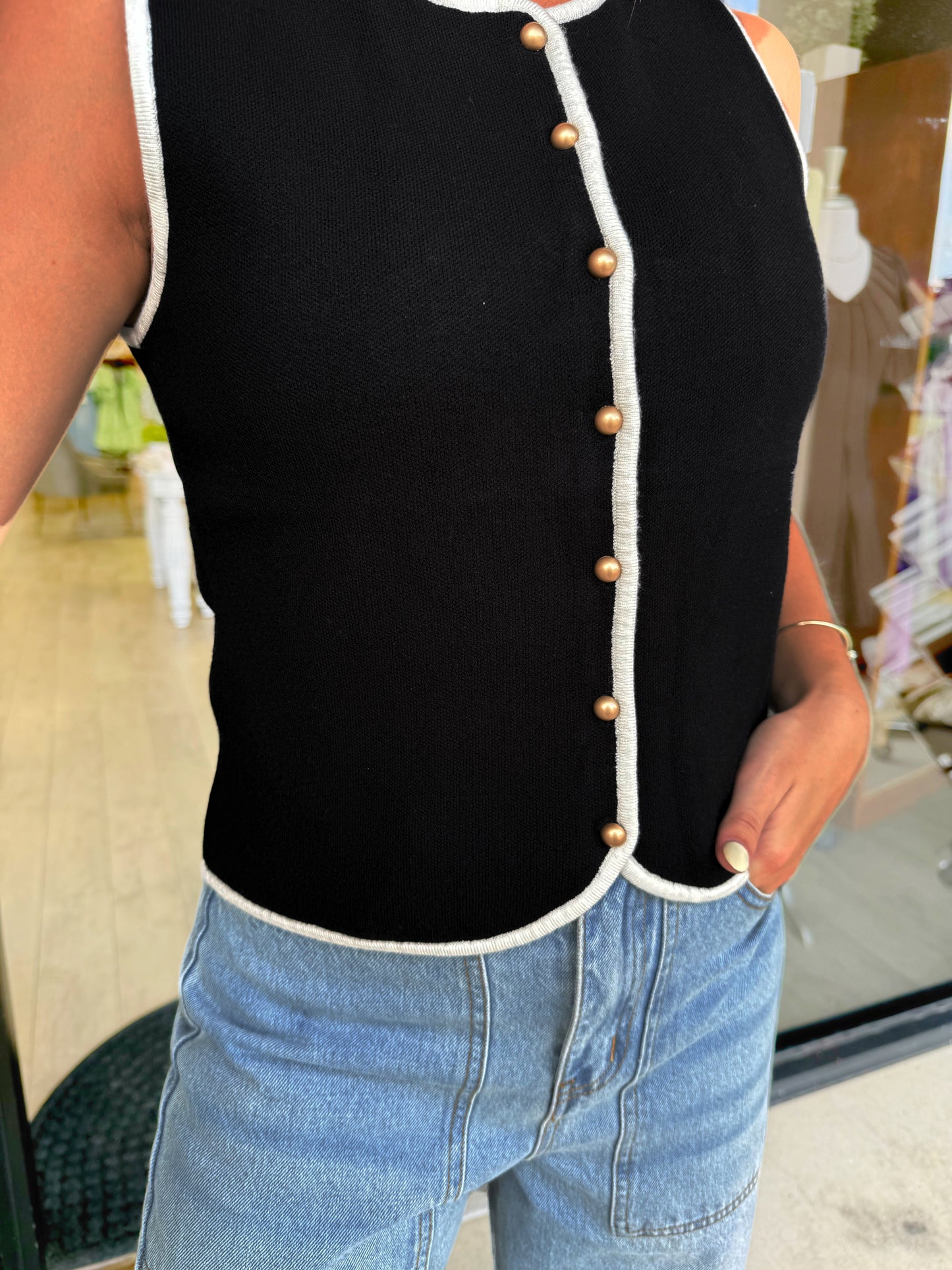 Best in Buttons Vest