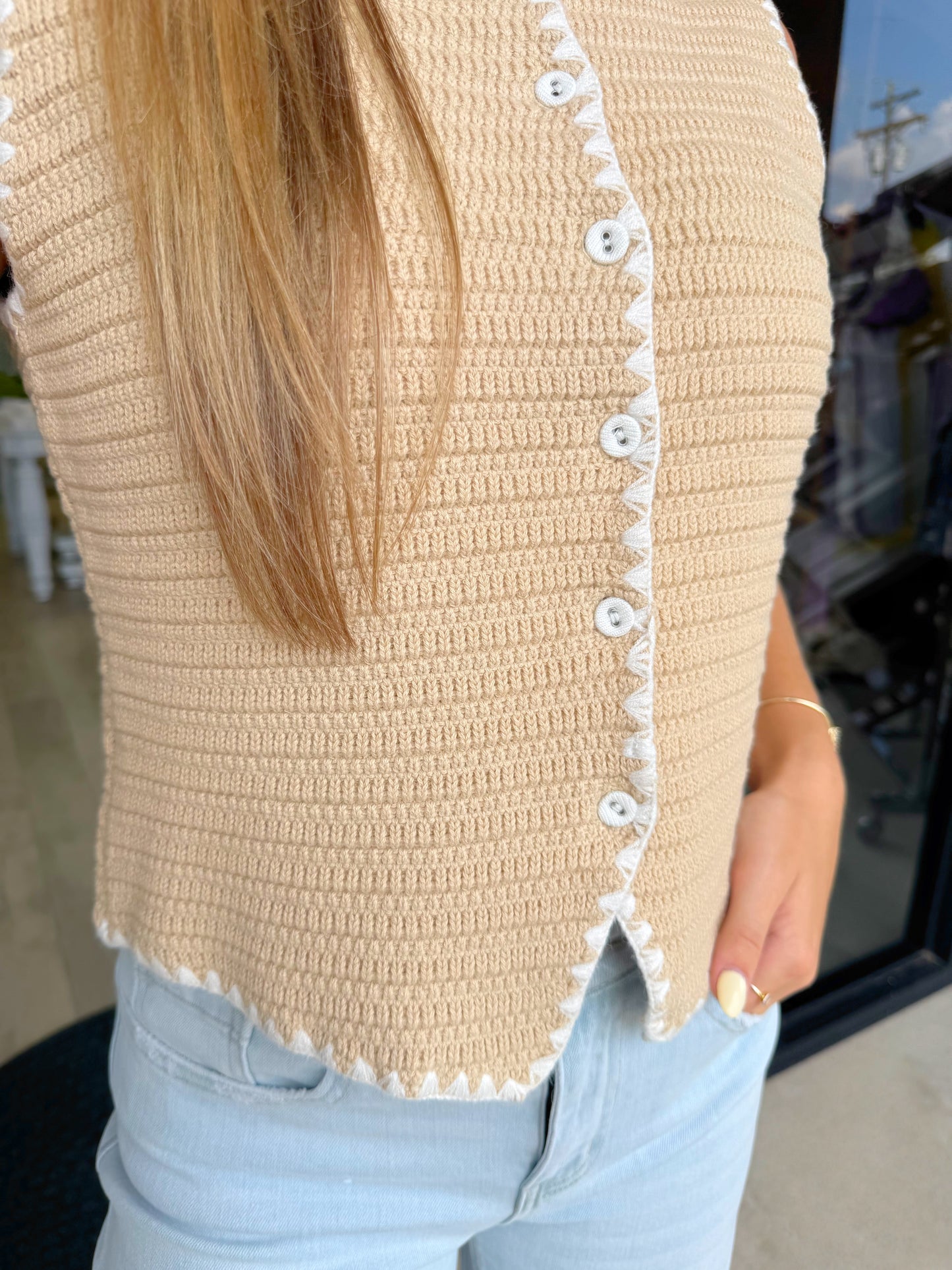 Buttoned with the Best Top