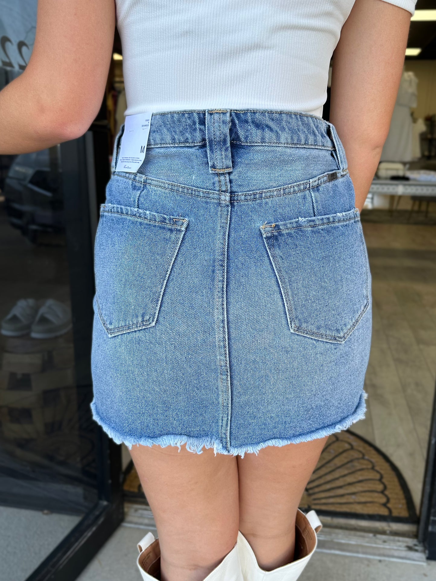 Seraphine Denim Mini Skirt