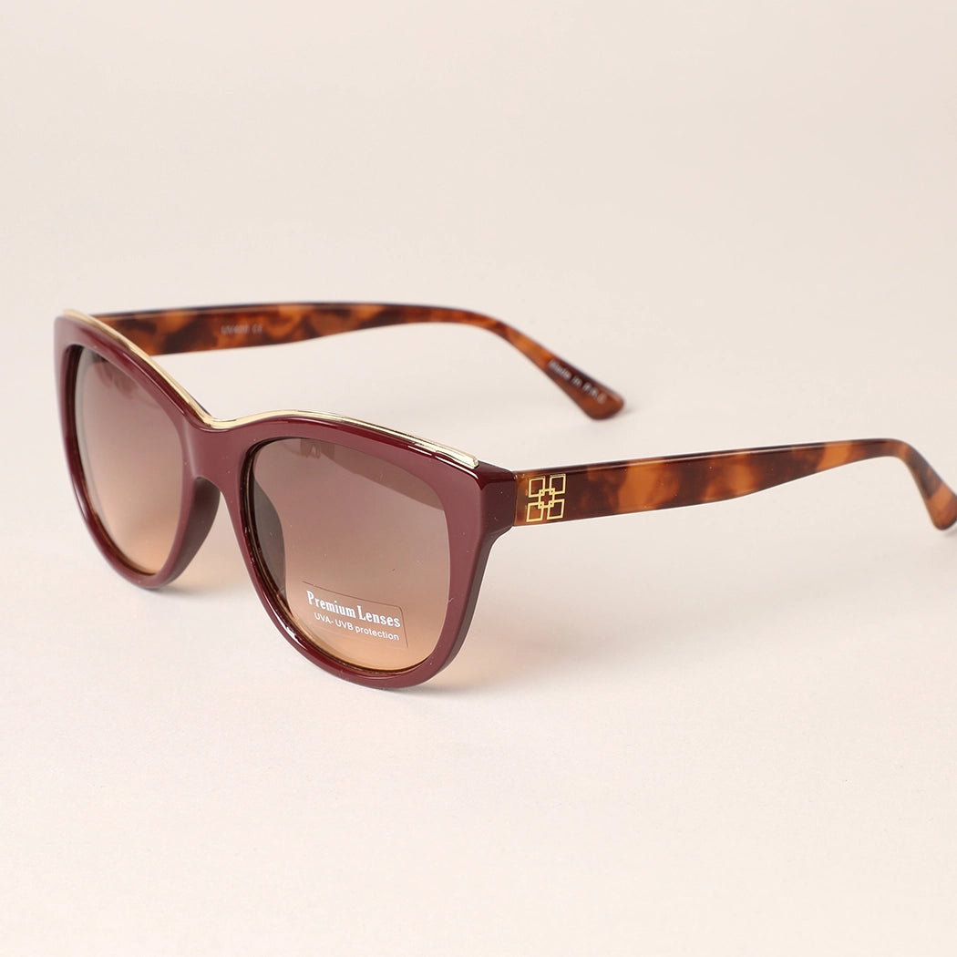 Golden Cat Eye Sunglasses