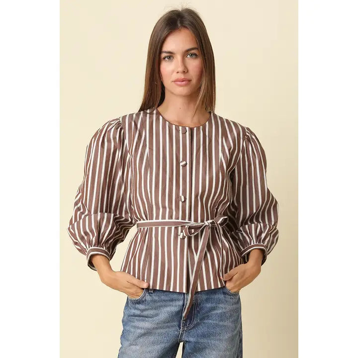 Mabel Striped Blouse