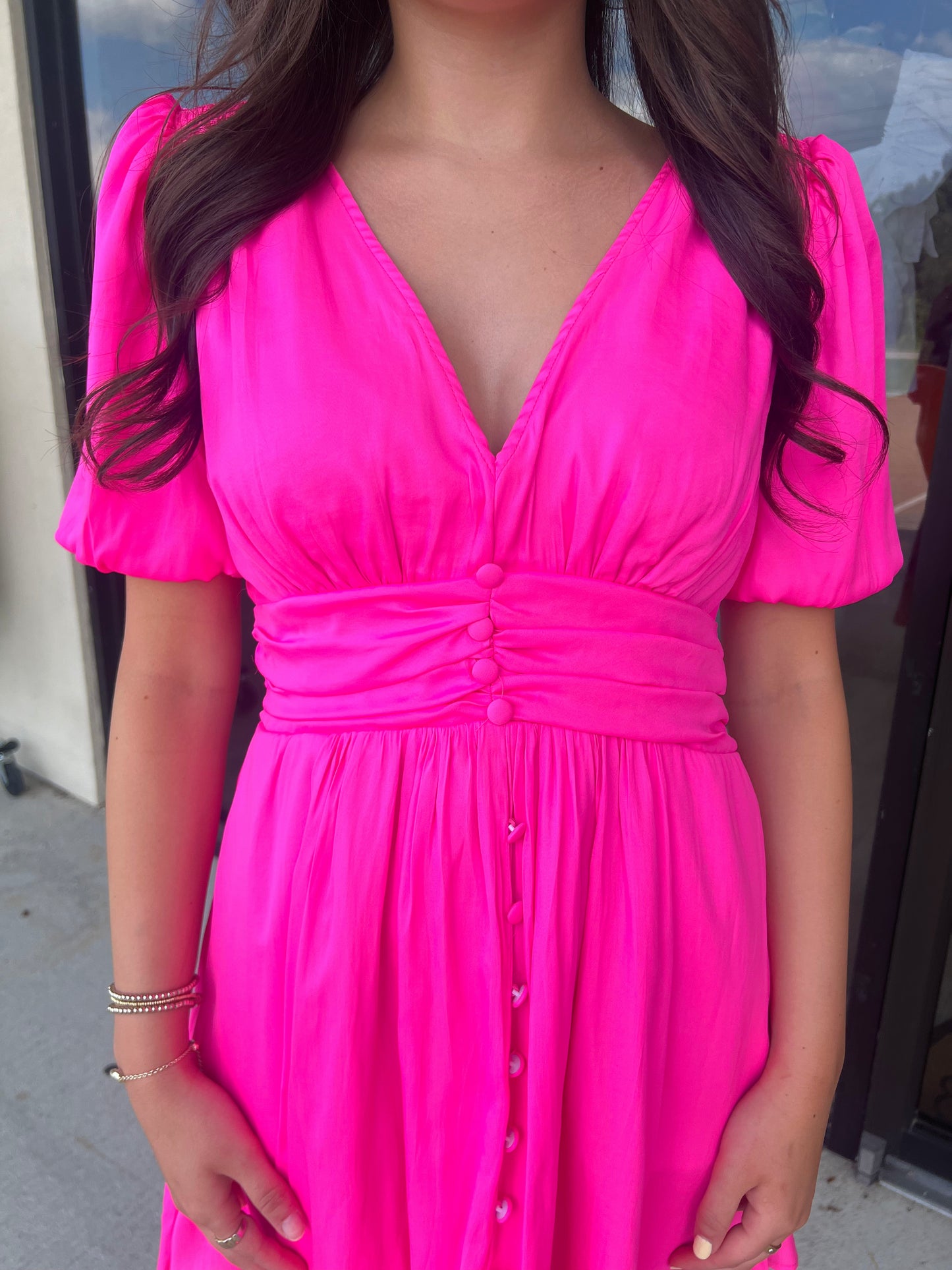 Hot in Hot Pink Dress