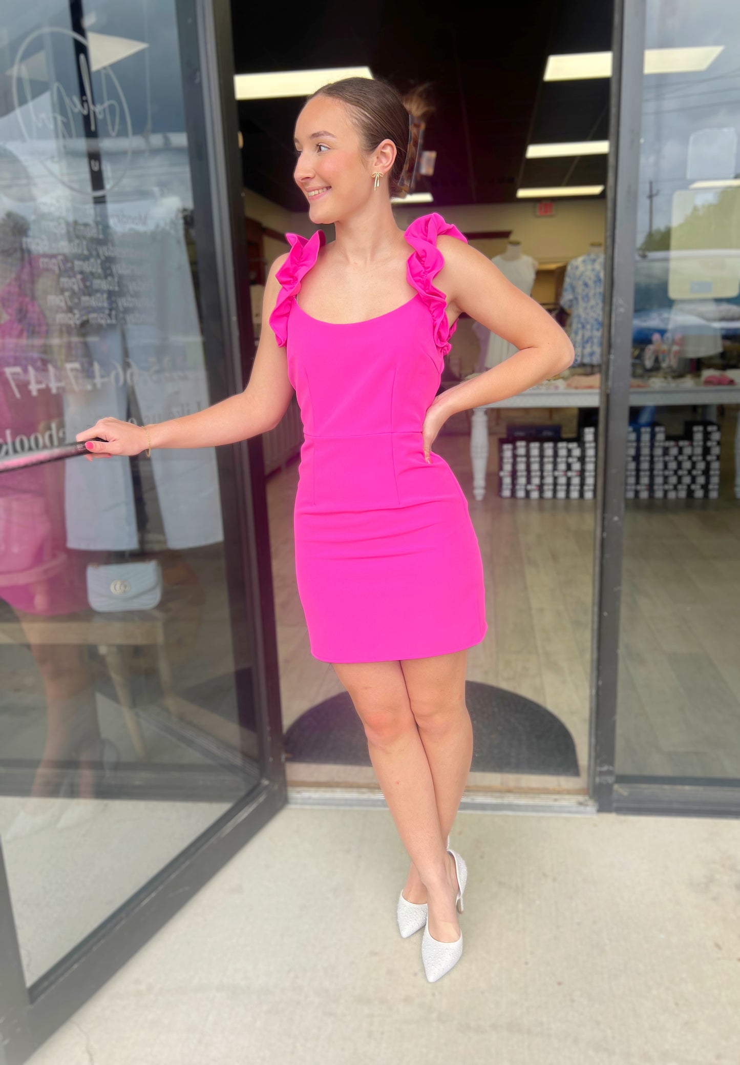 LARGE - Sweet Scoop Neck Dress