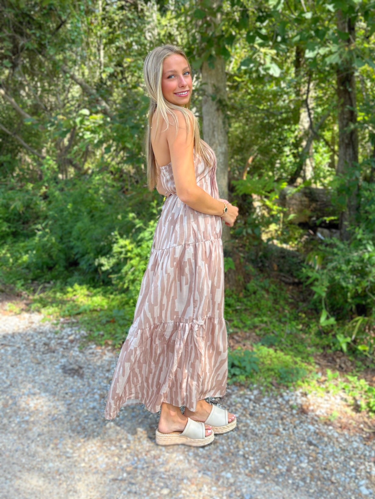 Iced Coffee Maxi Dress