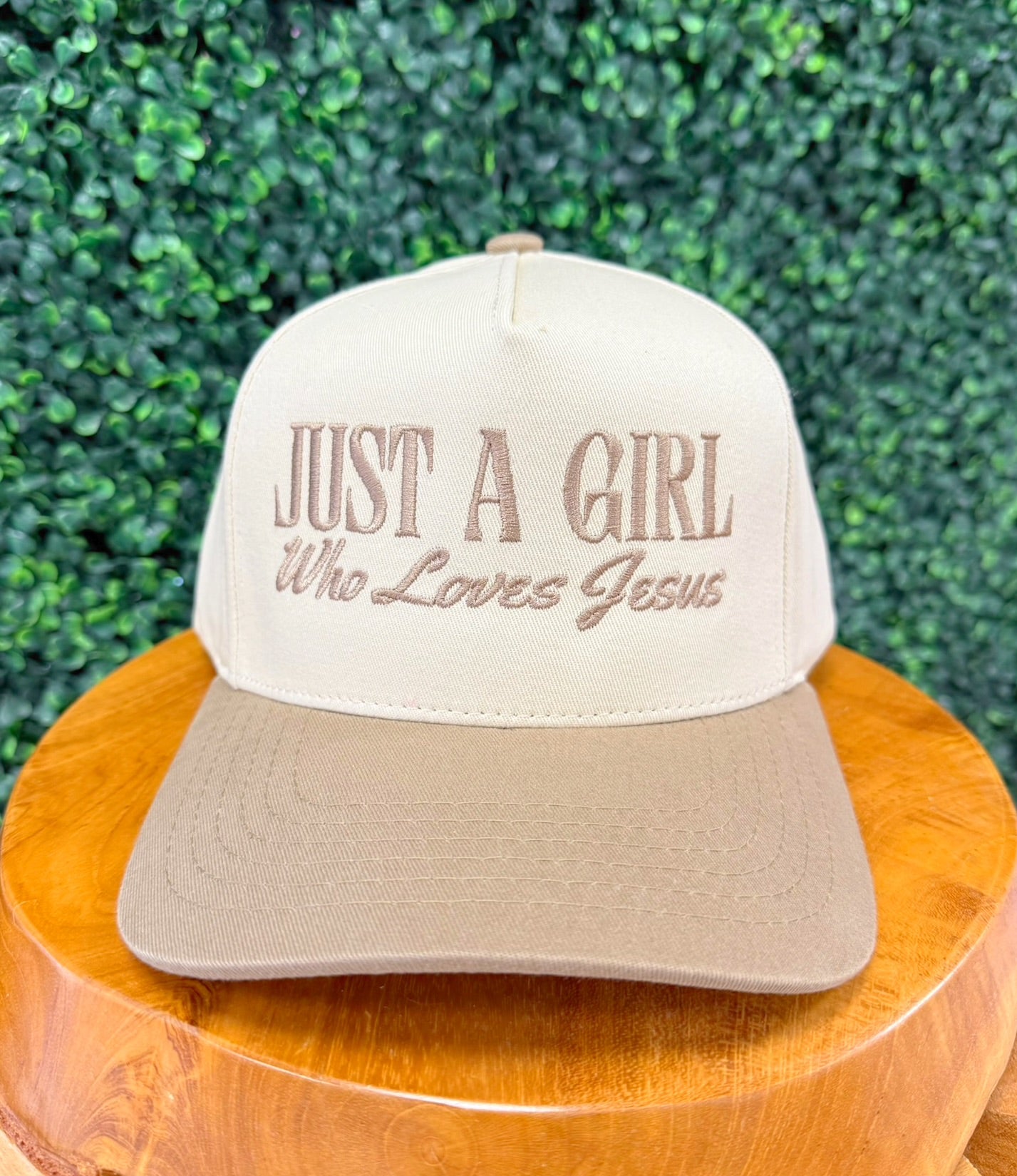 Just a Girl Who Loves Jesus Trucker Hat