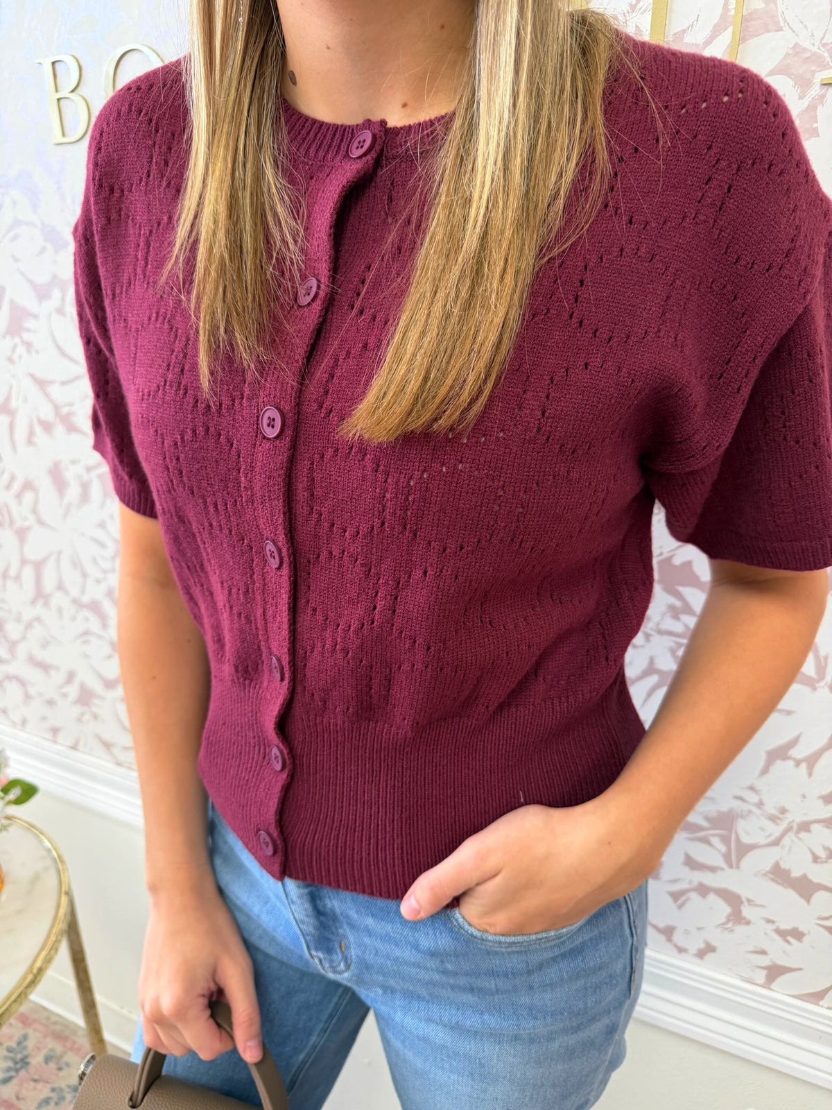 Addison Pointelle Top