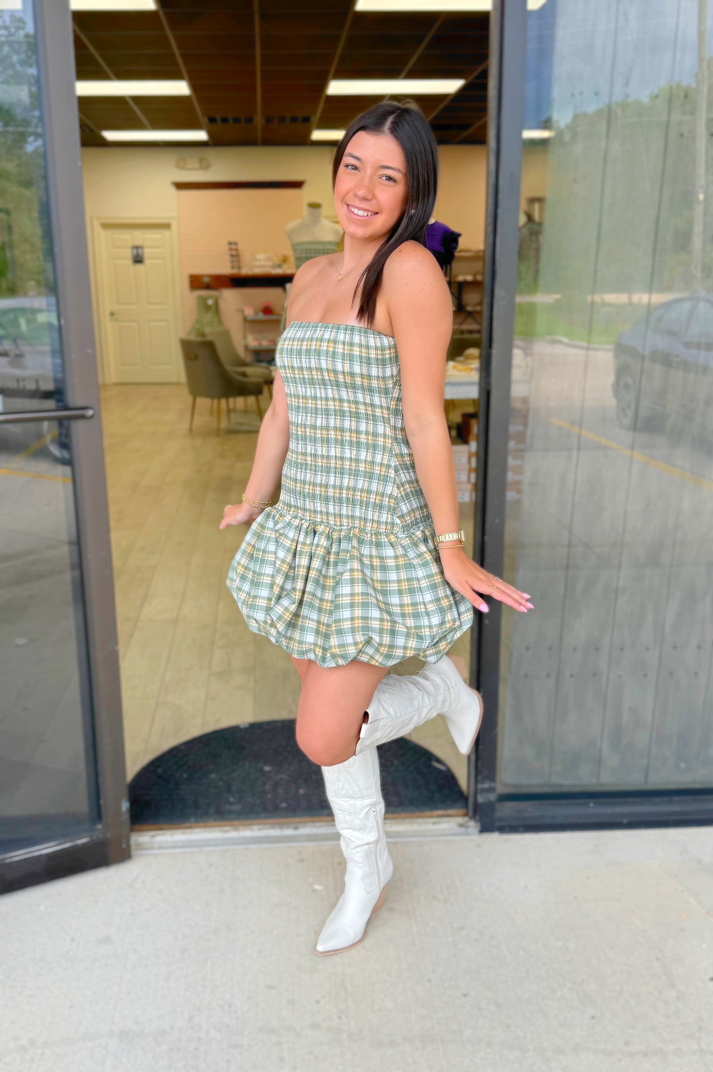 Perfectly Plaid Dress