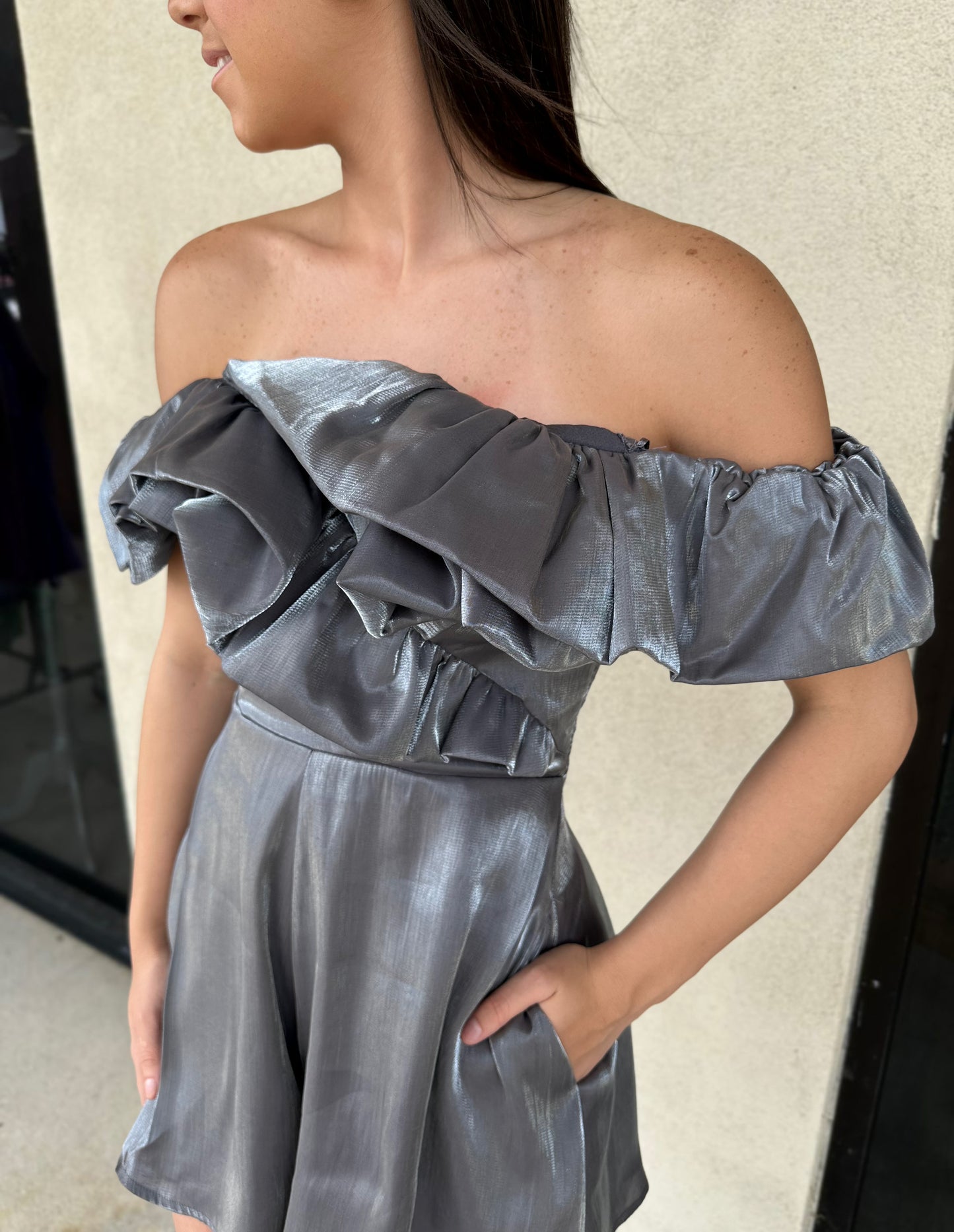 Tinsel Shimmer Romper