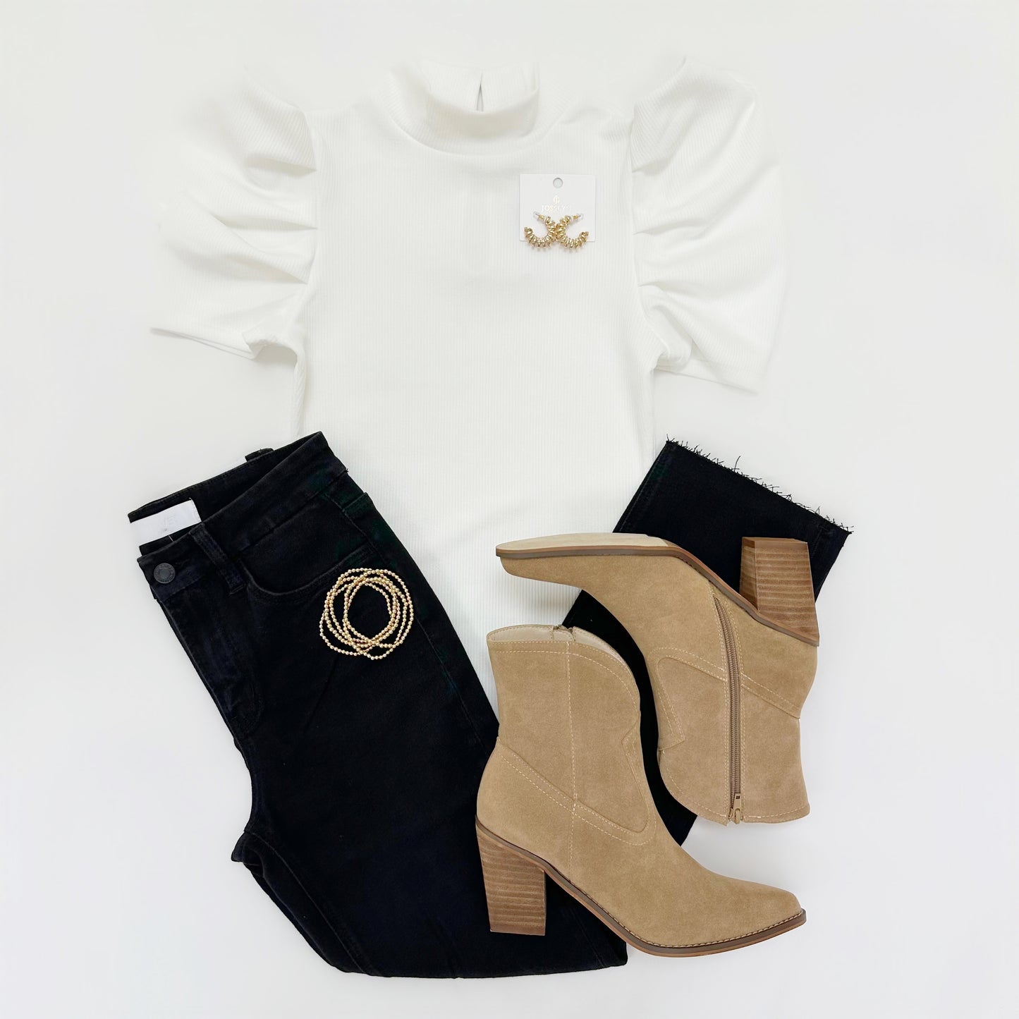 Harmony Khaki Bootie