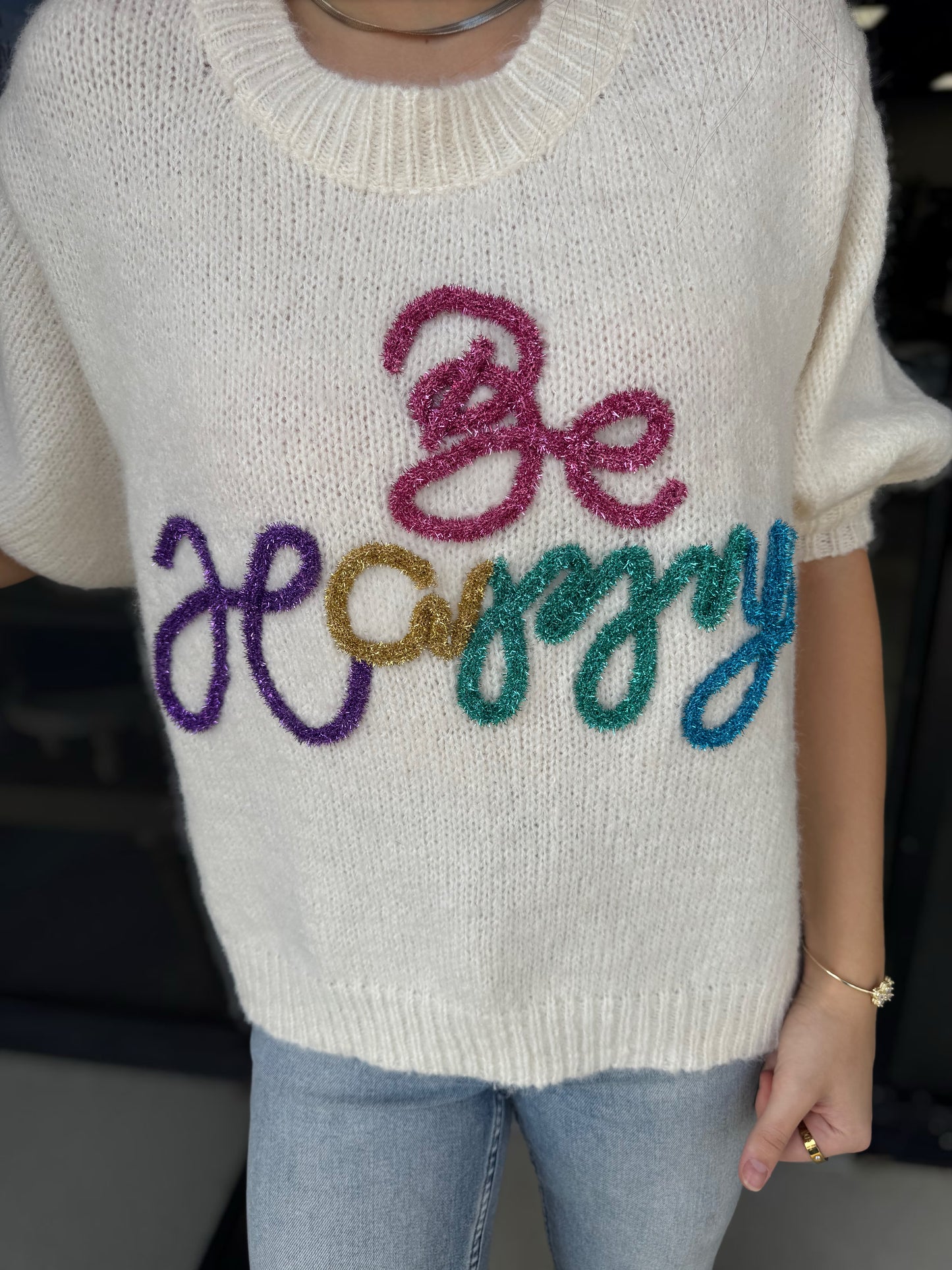 Be Happy Sweater