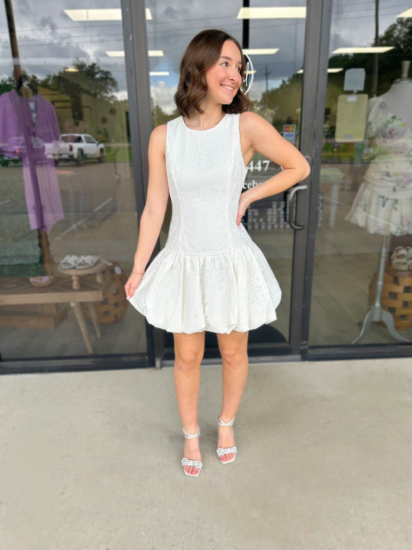 Lovely & Laced Mini Dress