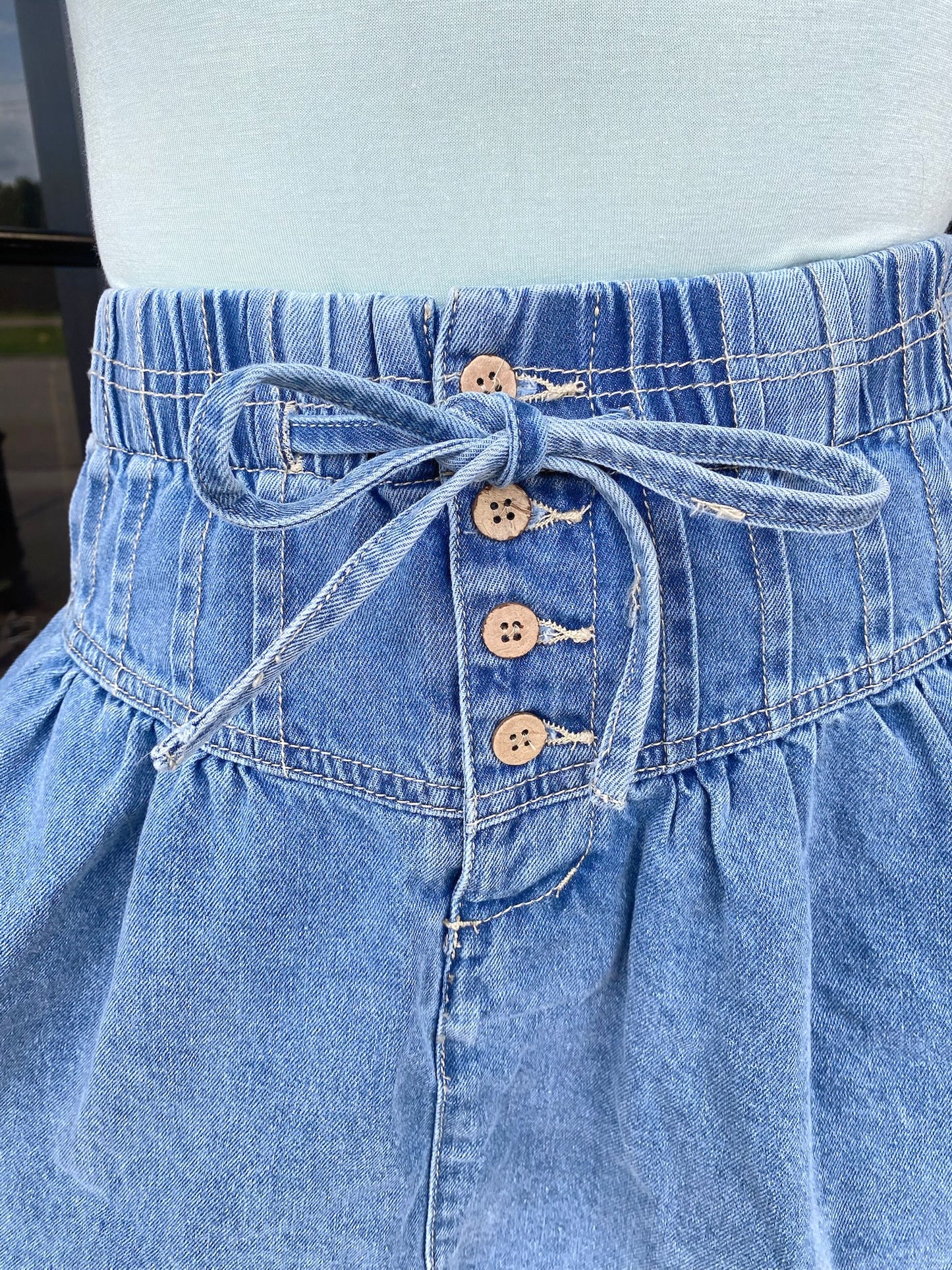 All the Denim Skirt