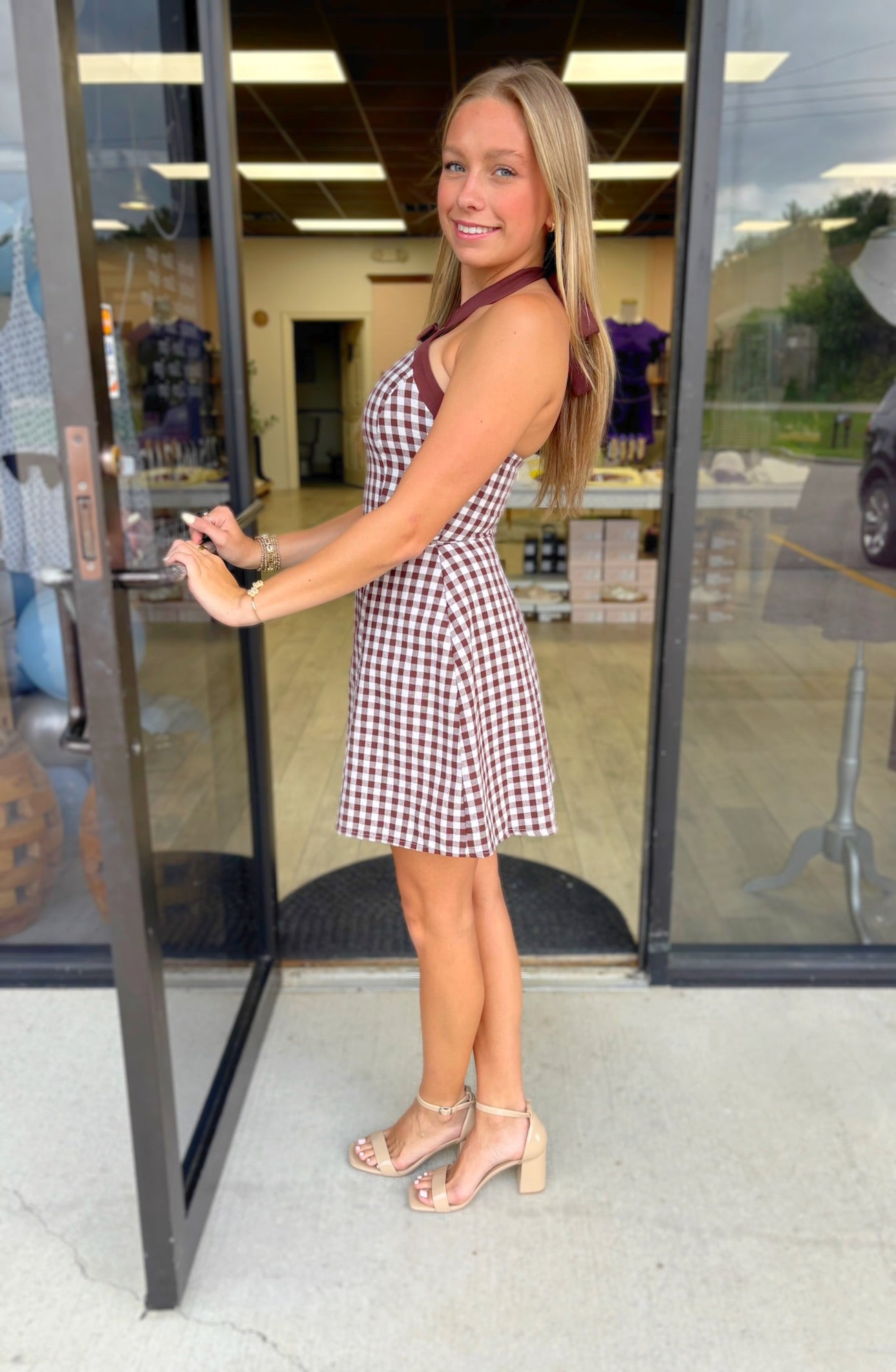 Hot in Halter Dress