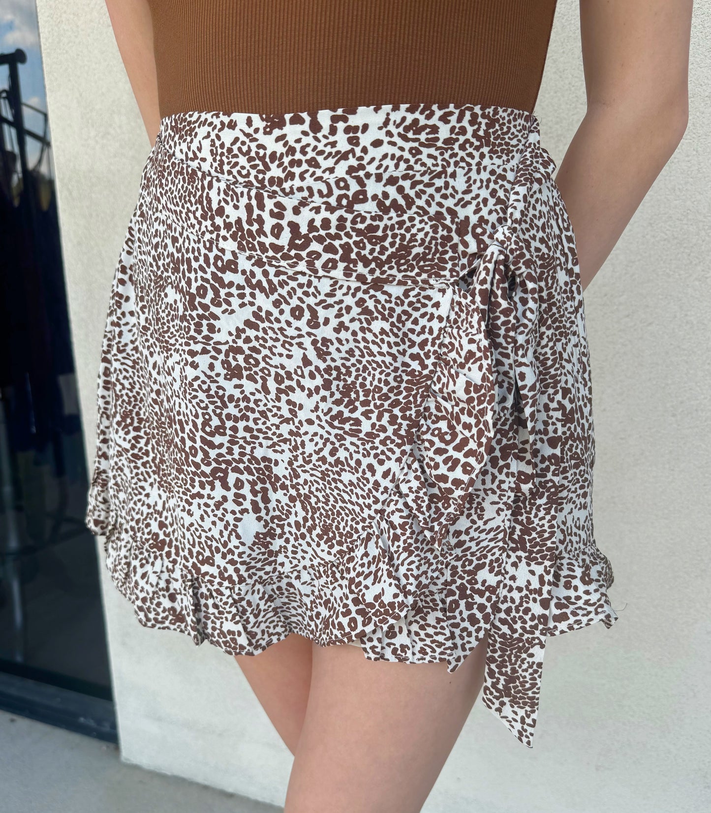 Live in Leopard Skort