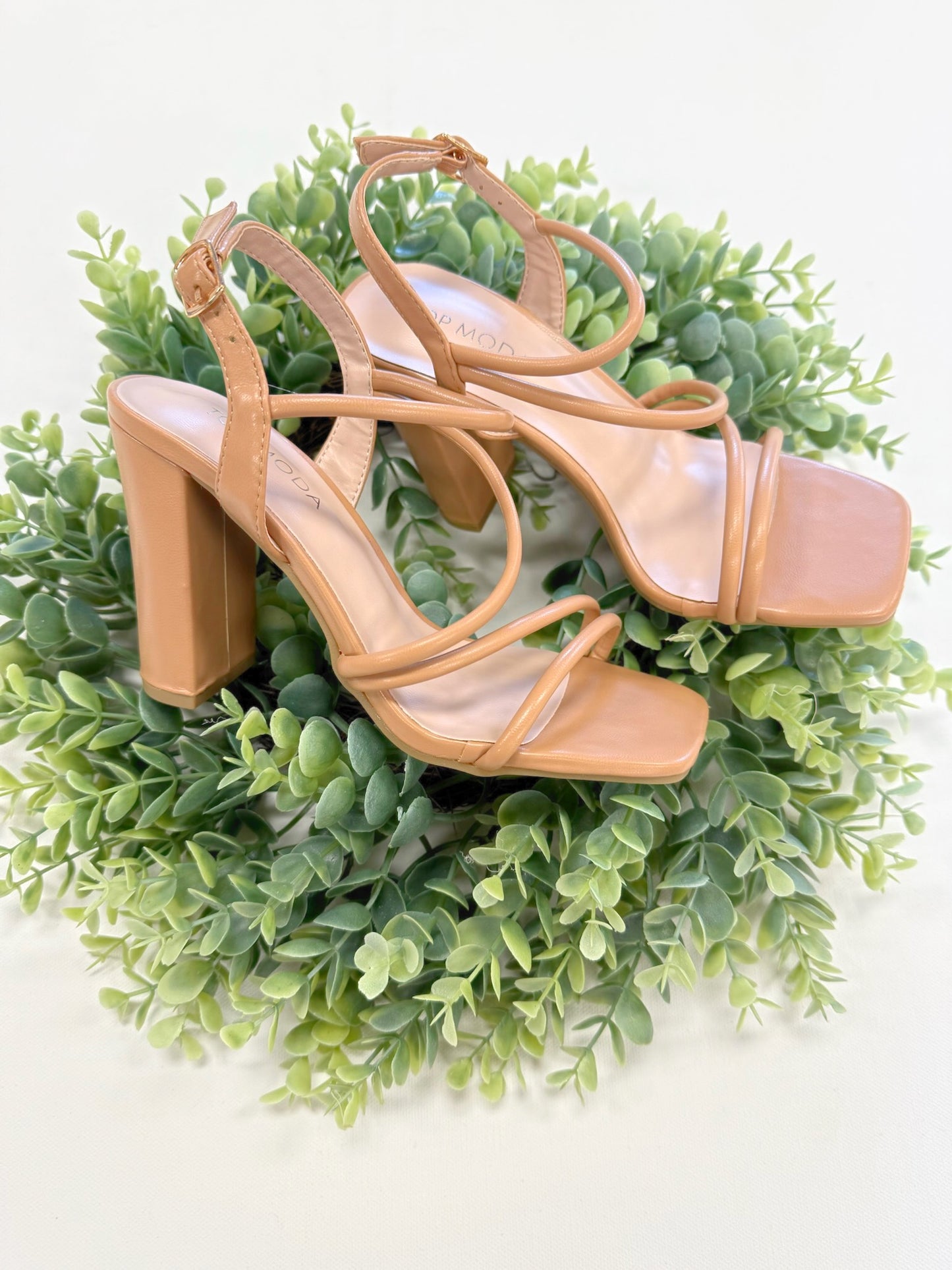 Top Moda Celeste Heel in Nude