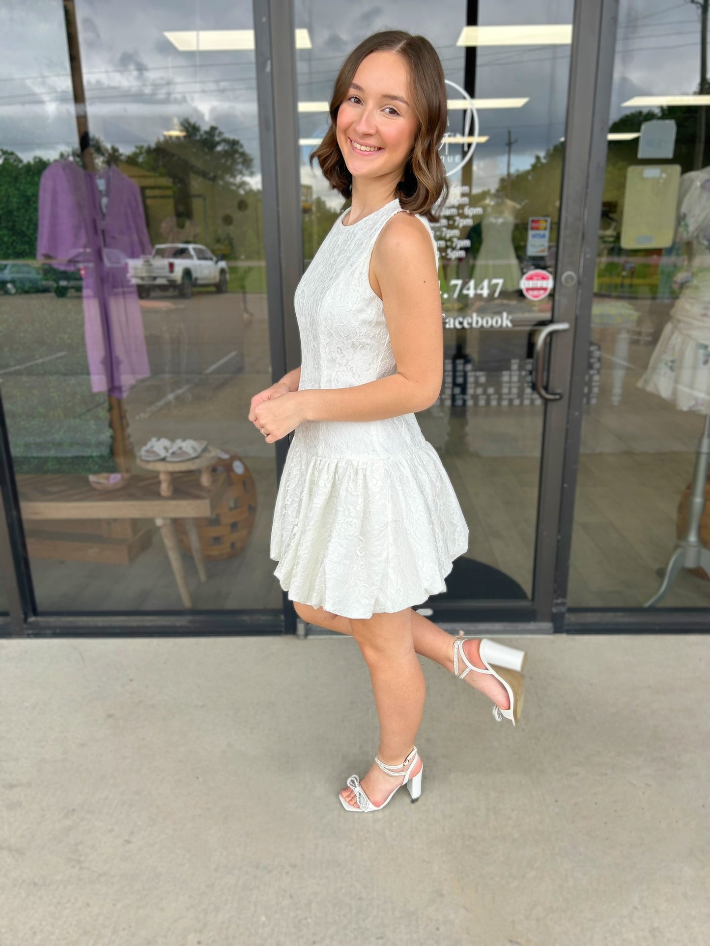Lovely & Laced Mini Dress