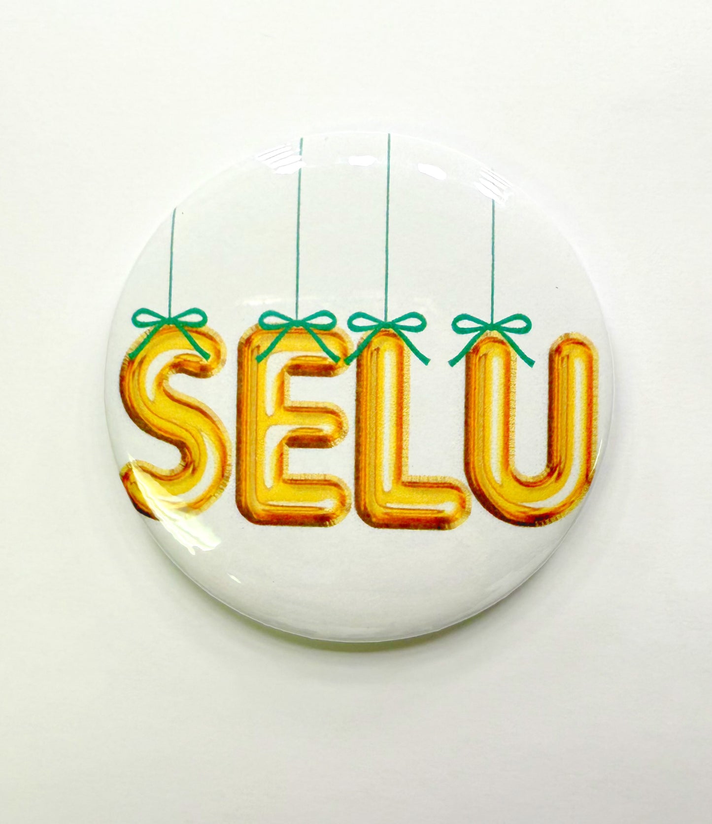 Gold Balloons Button