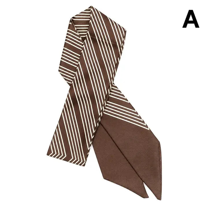 Patterned Skinny Scarf