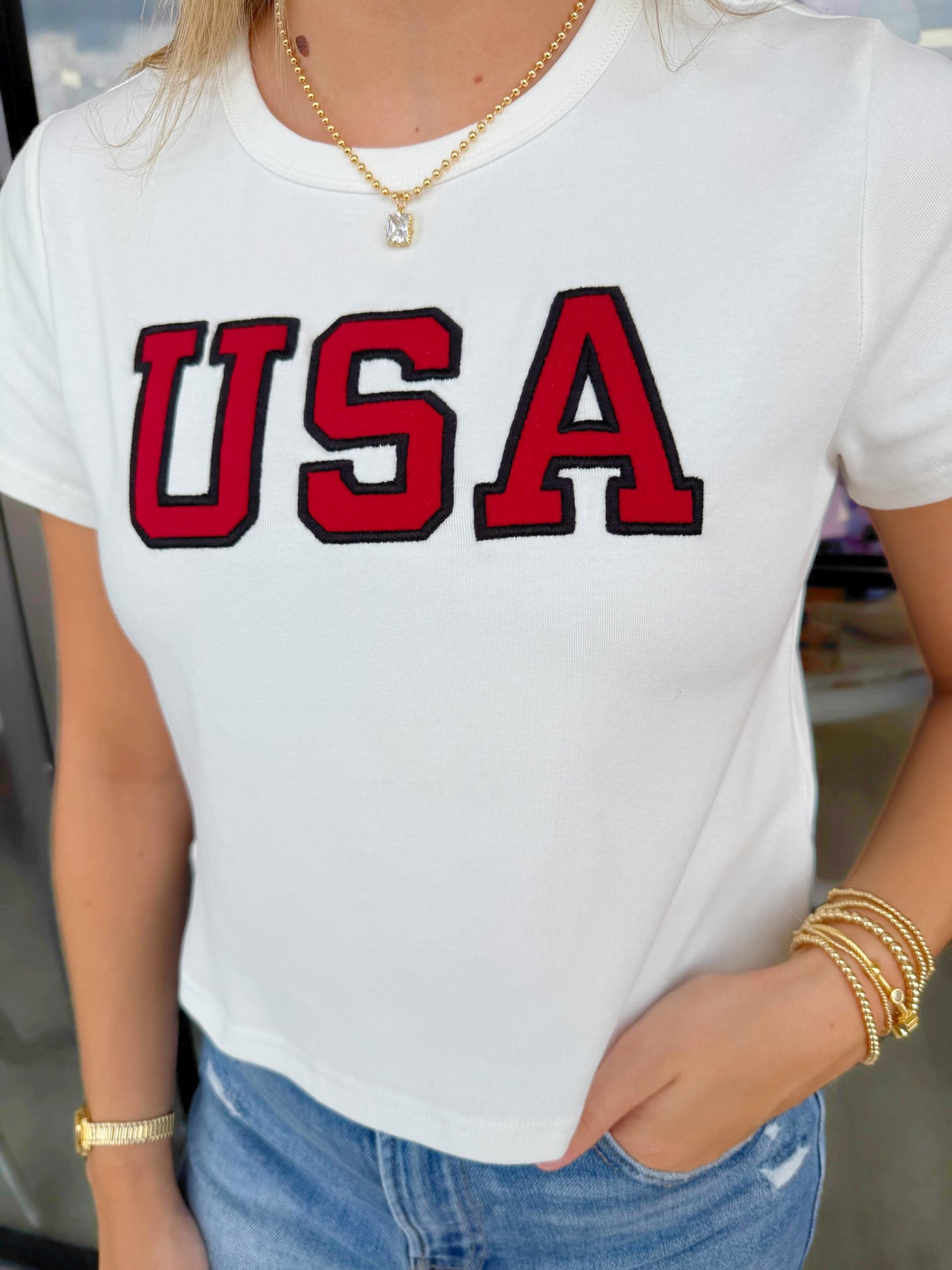 USA Baby Doll Tee