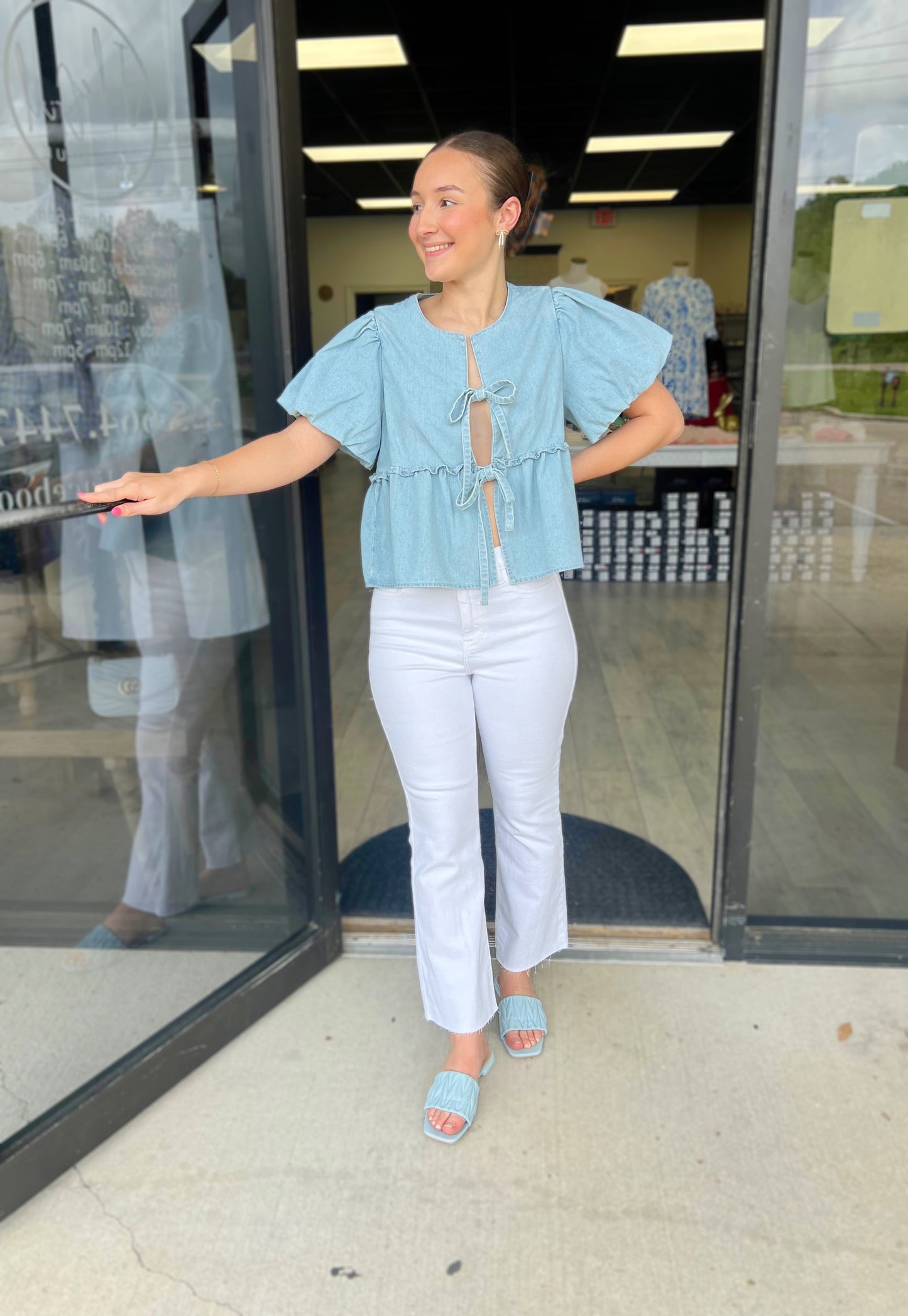 Delightfully Denim Top
