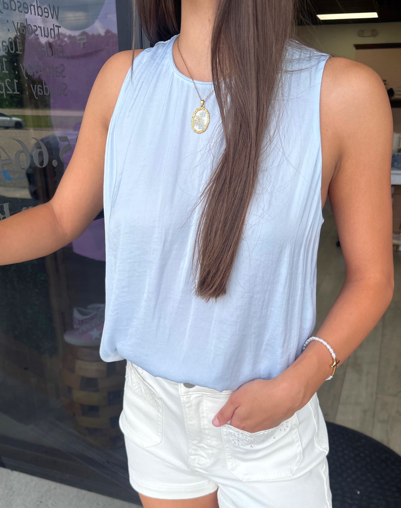 Luna Sleeveless Blouse