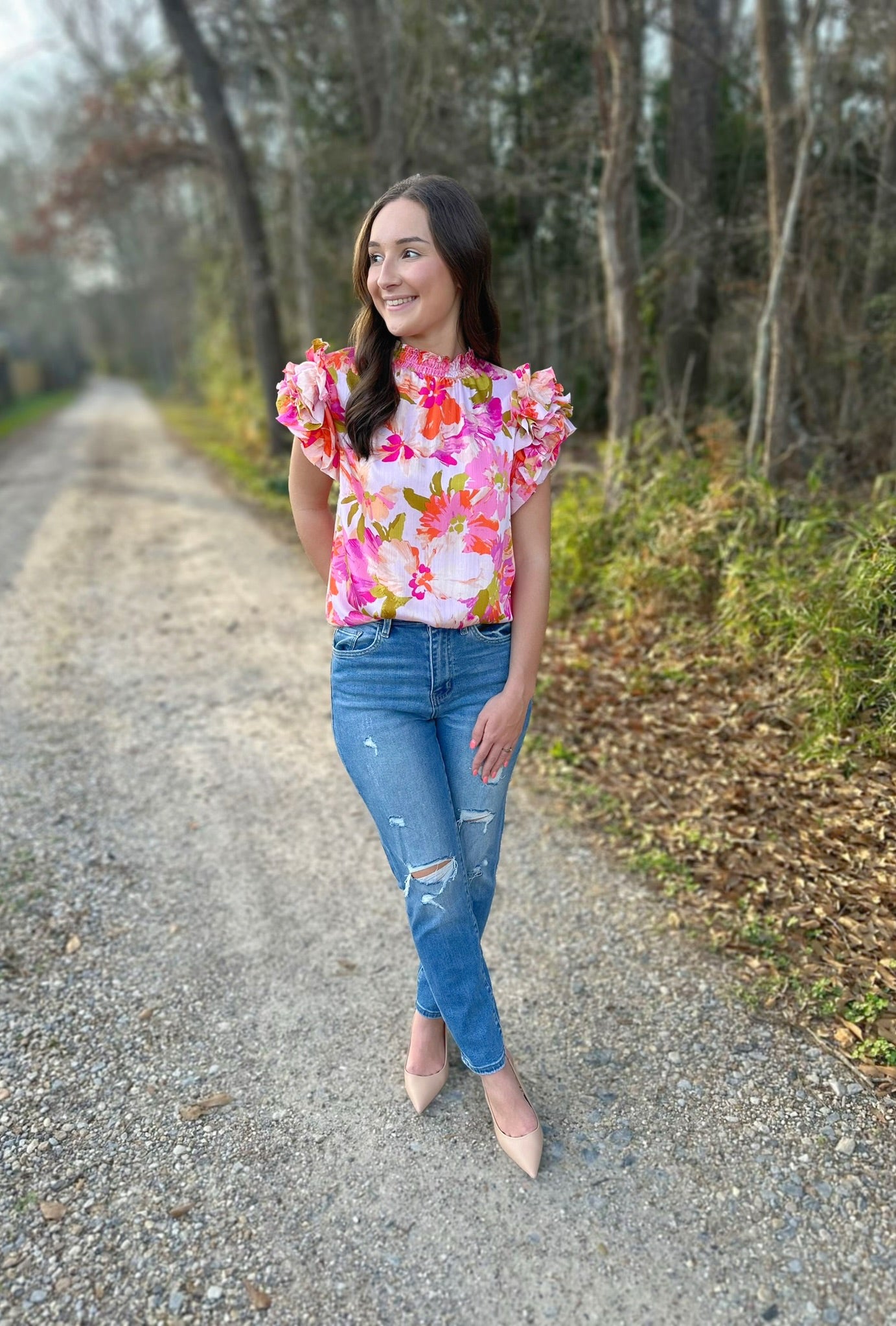 MEDIUM - Floral Jungle Blouse