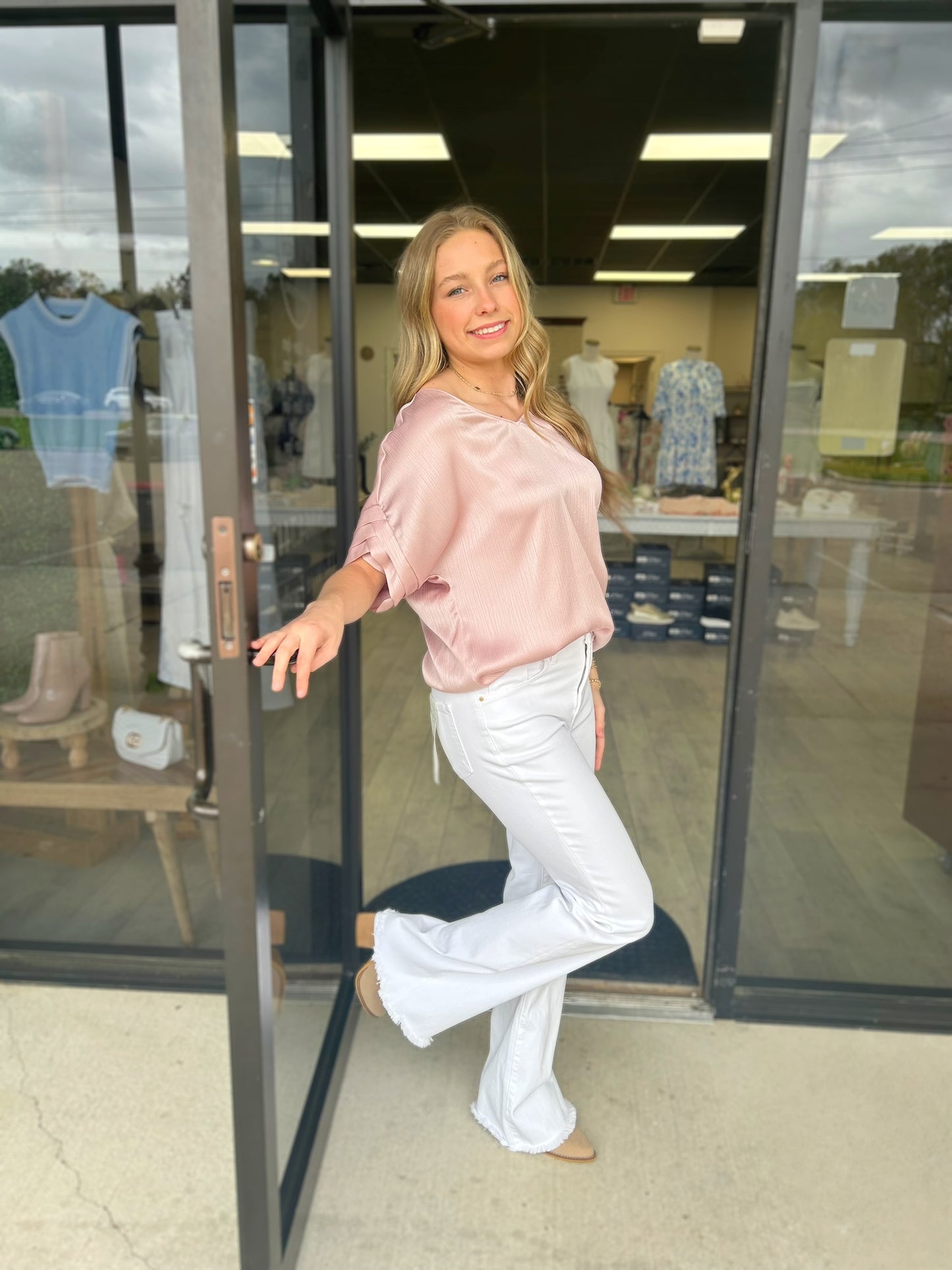 Beautifully Banded Blouse