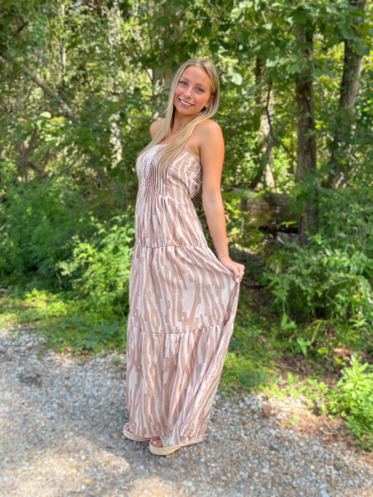 Iced Coffee Maxi Dress