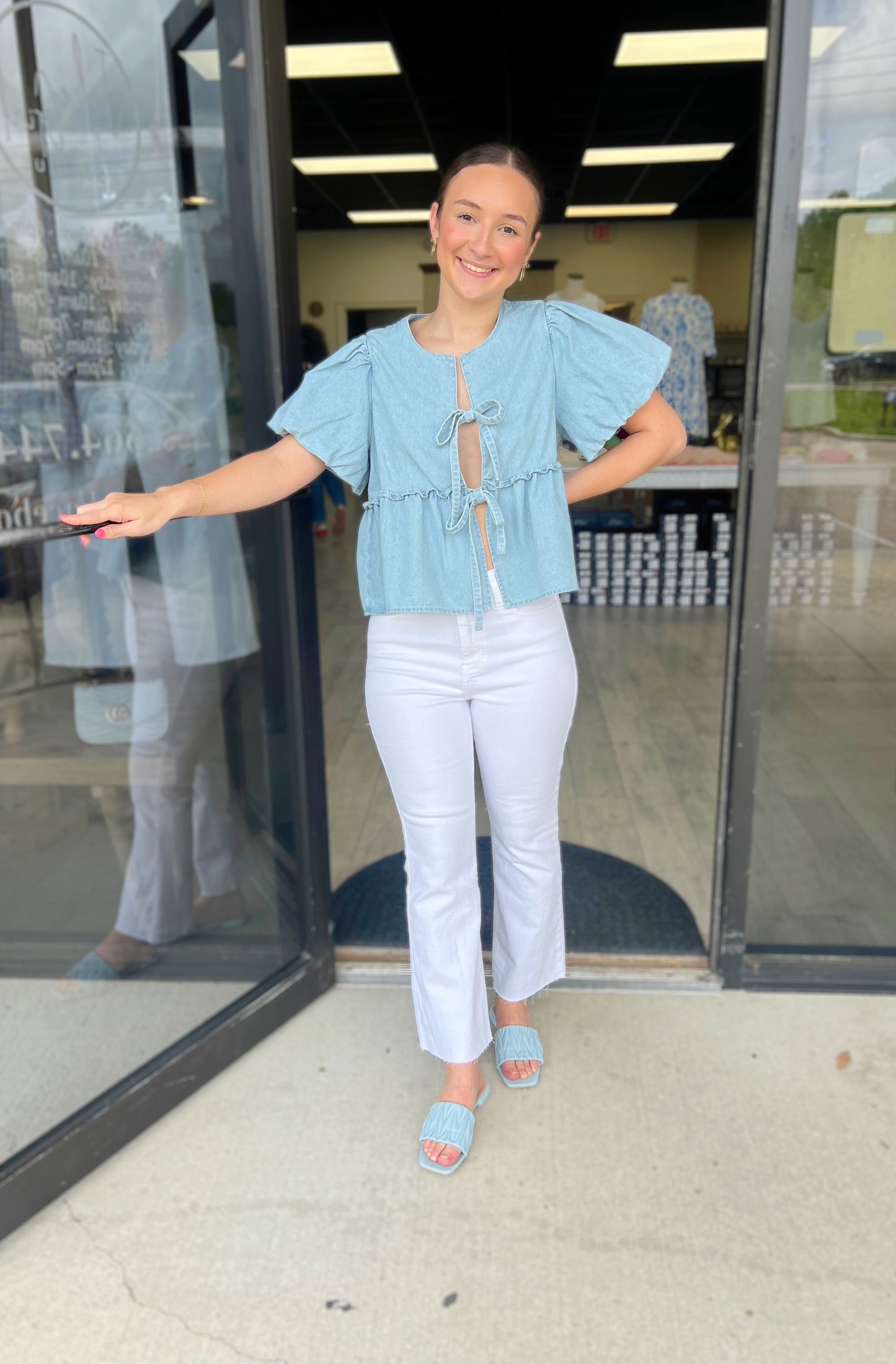 Delightfully Denim Top