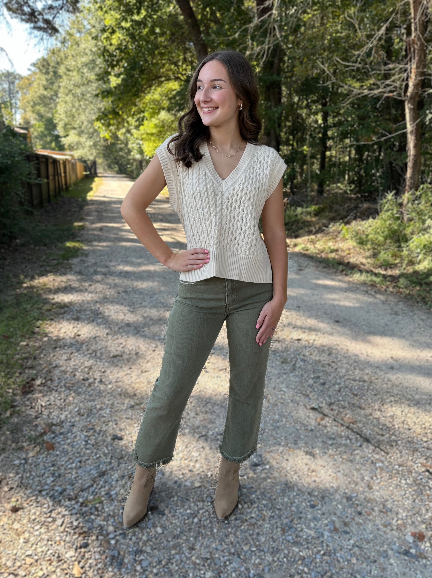 Sweet Cream Sweater Vest