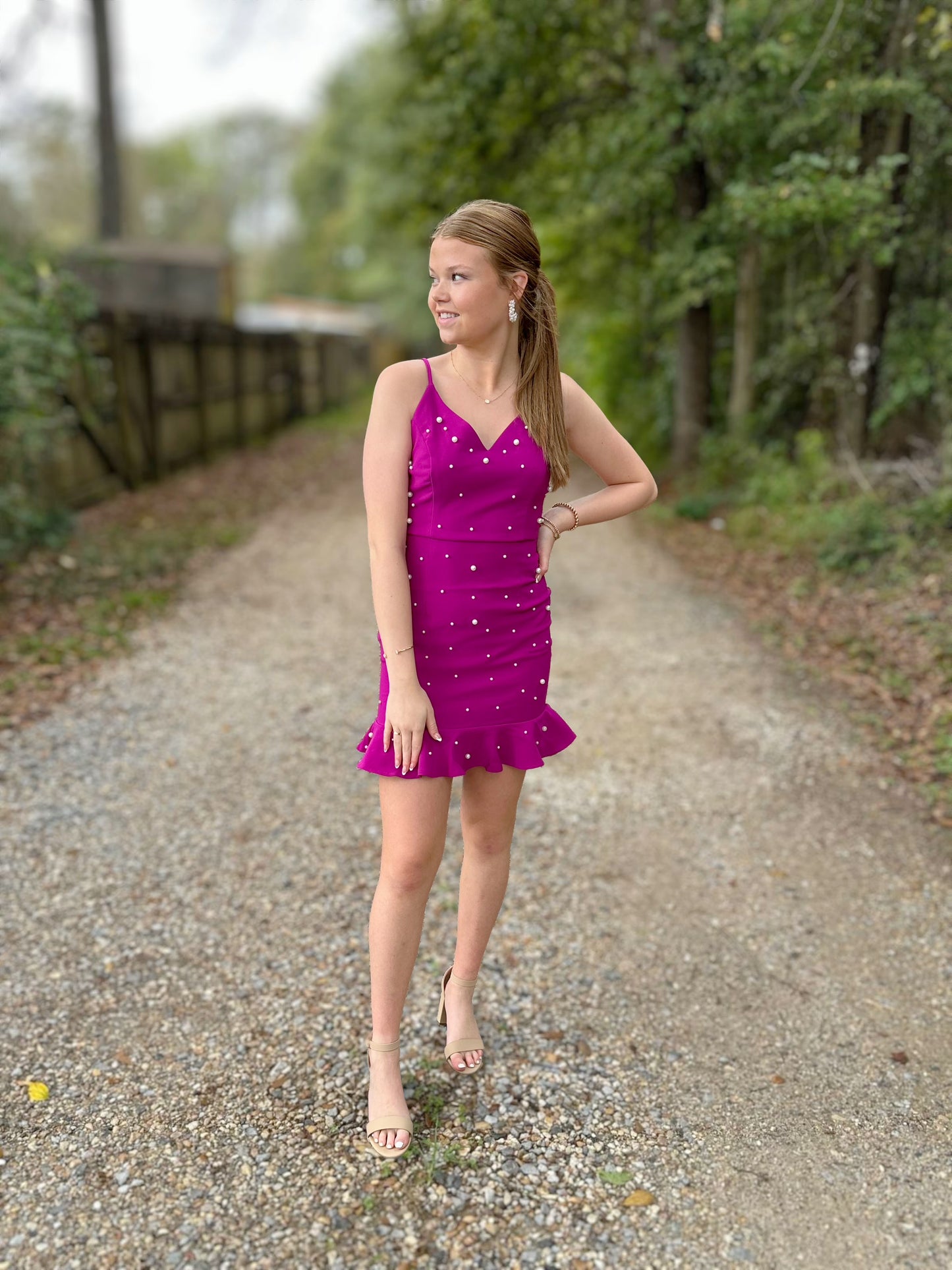 Dripping in Pearls Dress