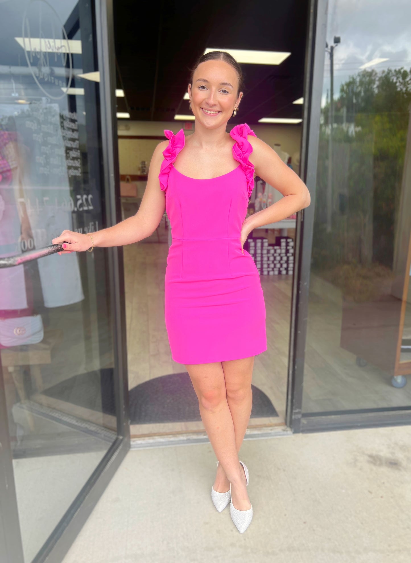 LARGE - Sweet Scoop Neck Dress