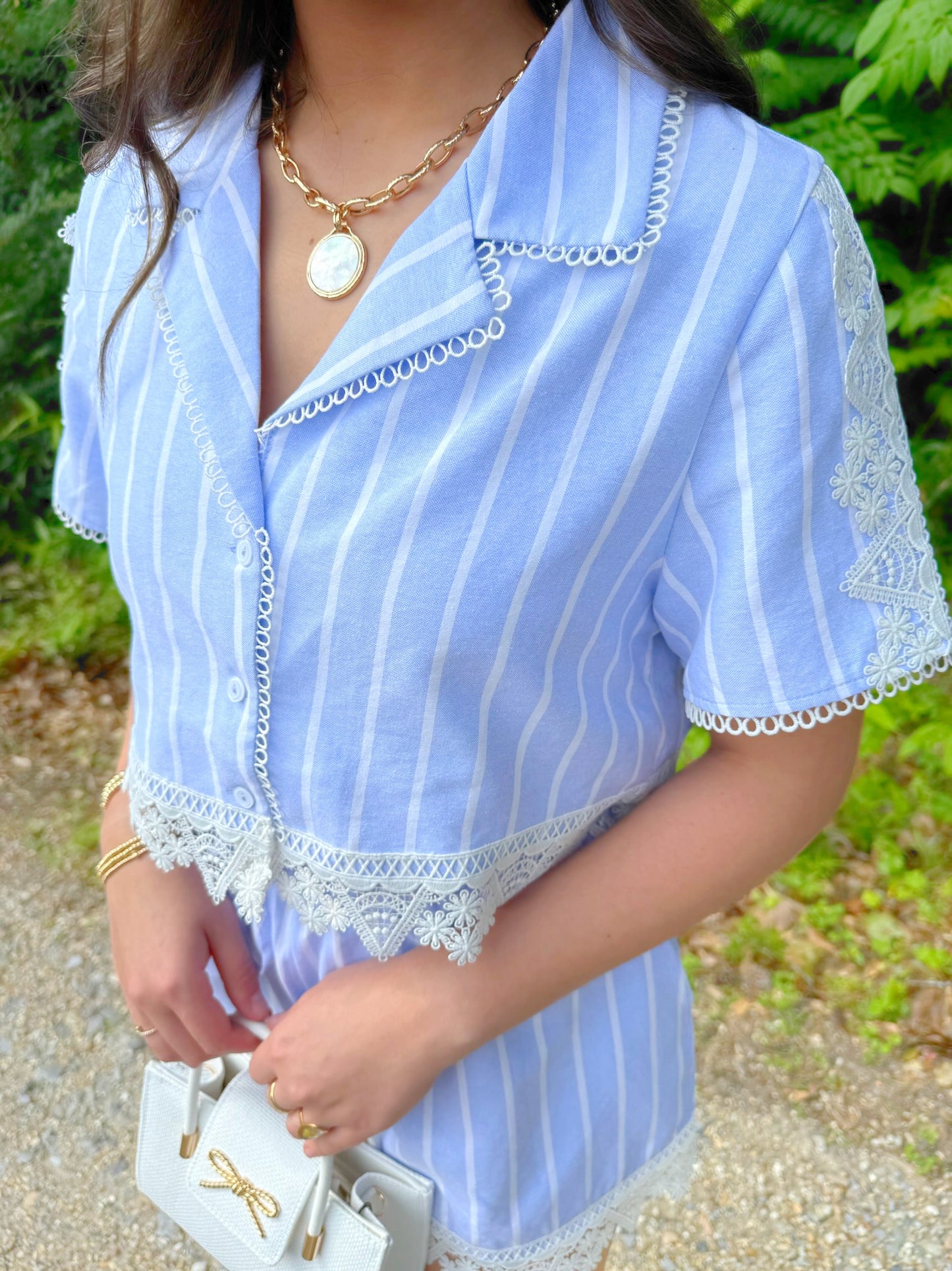 Angelica Striped Set