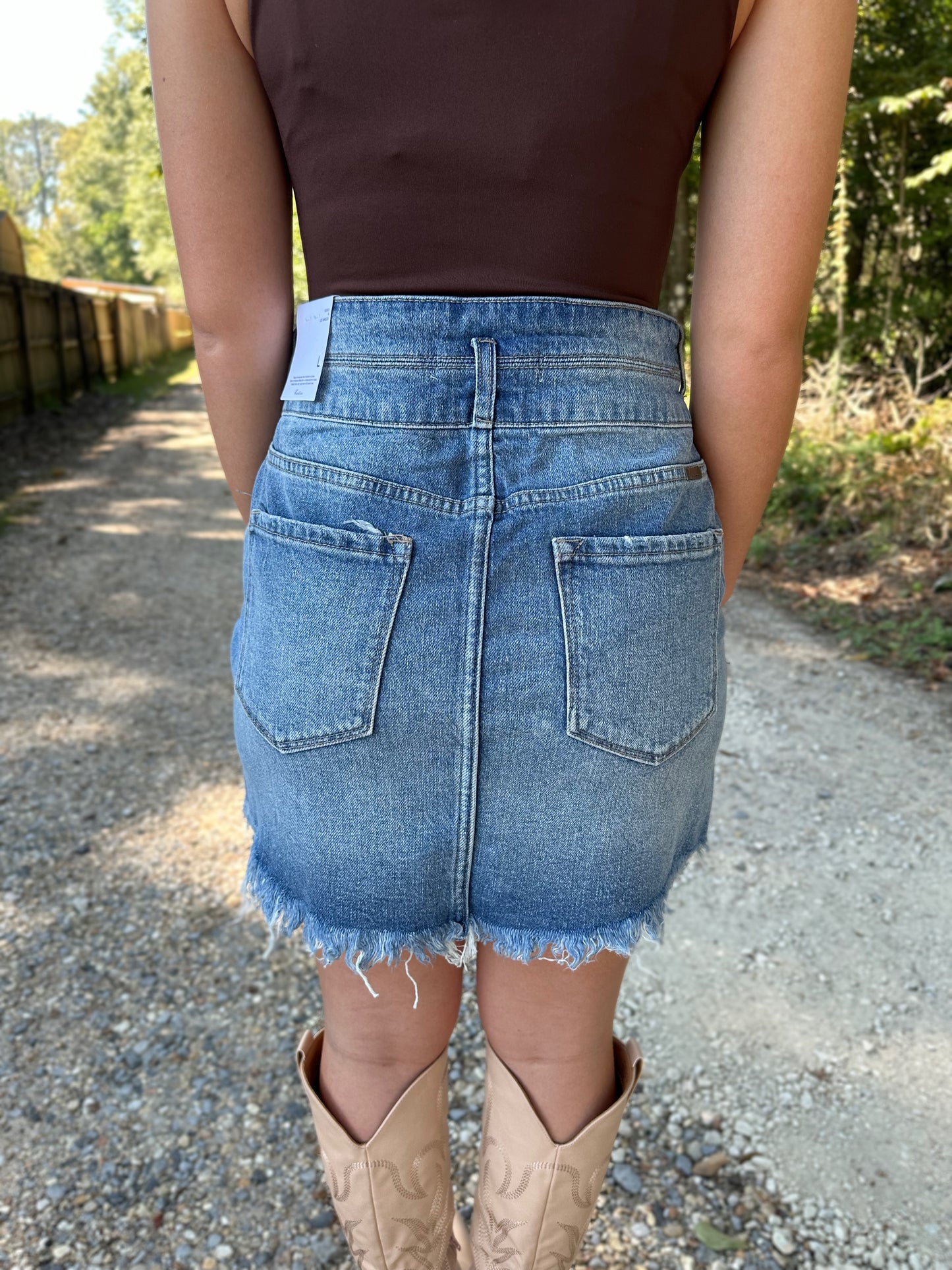 Alana Denim Mini Skirt
