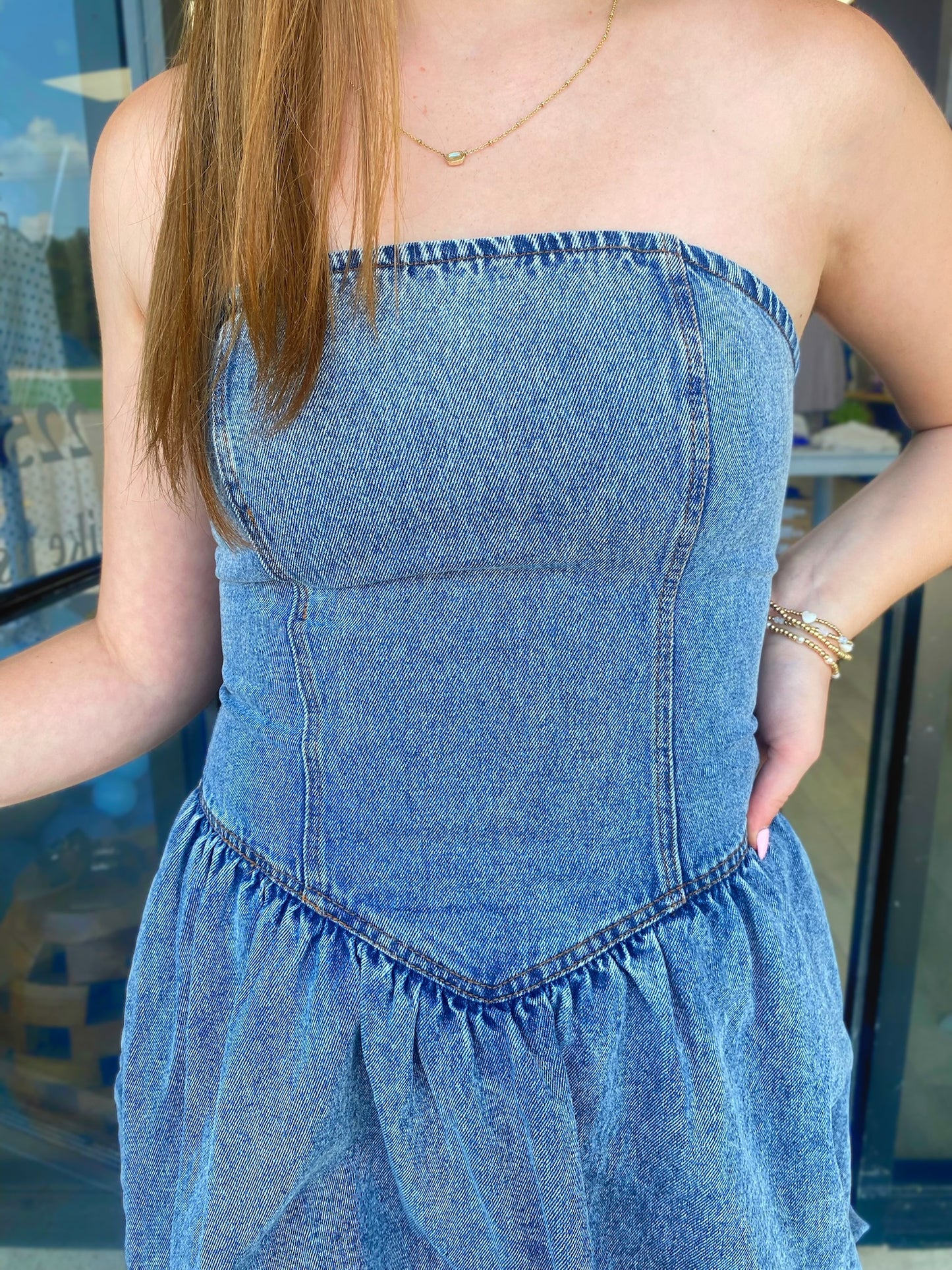 Delightfully Denim Dress