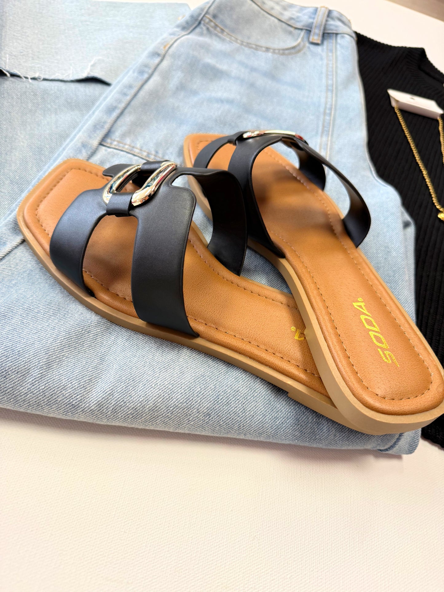 Soda Feng Sandals
