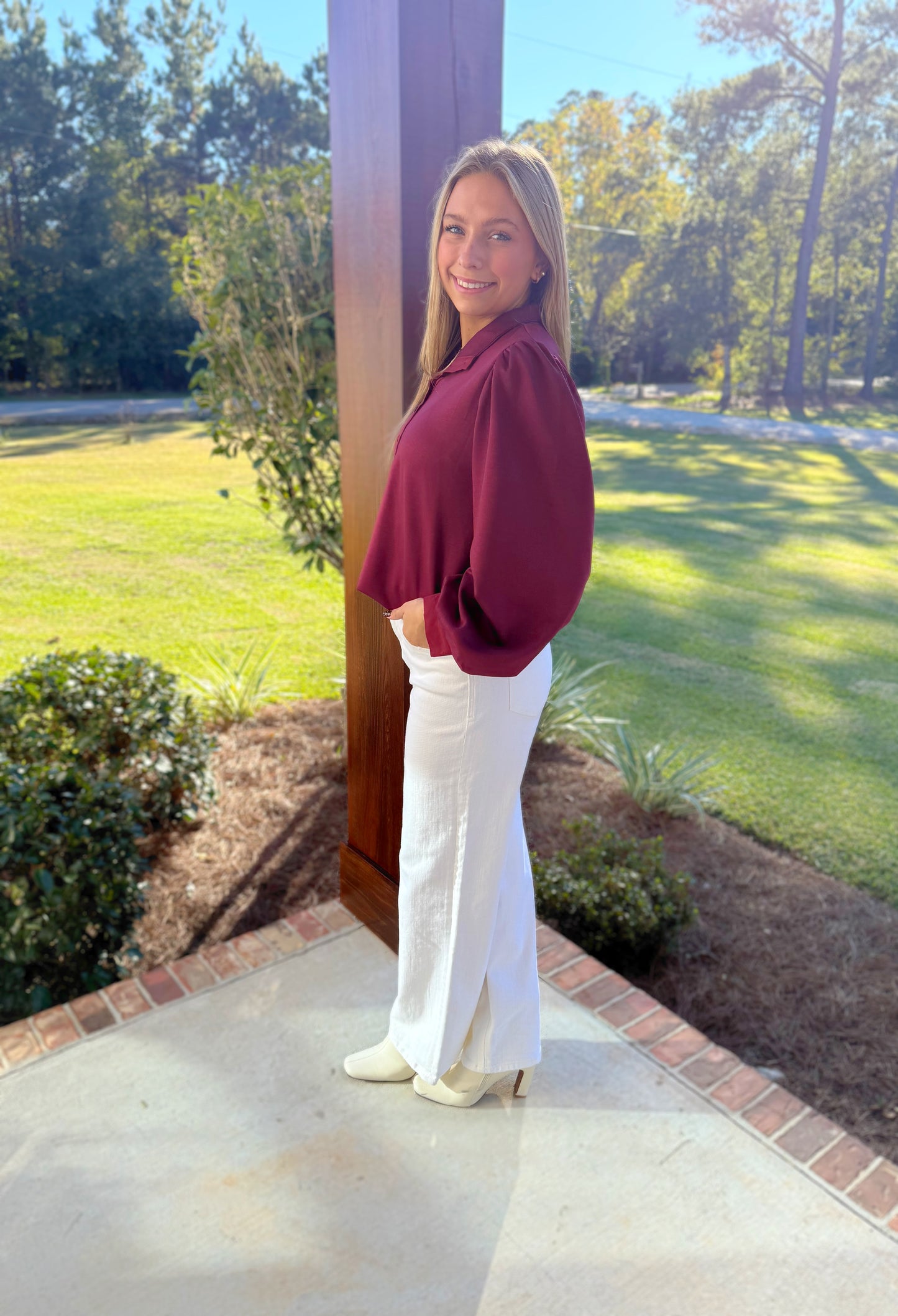 Best of Burgundy Top