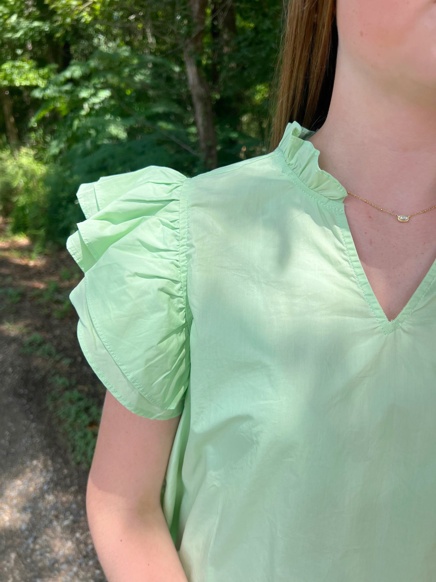 Perfect in Pistachio Top