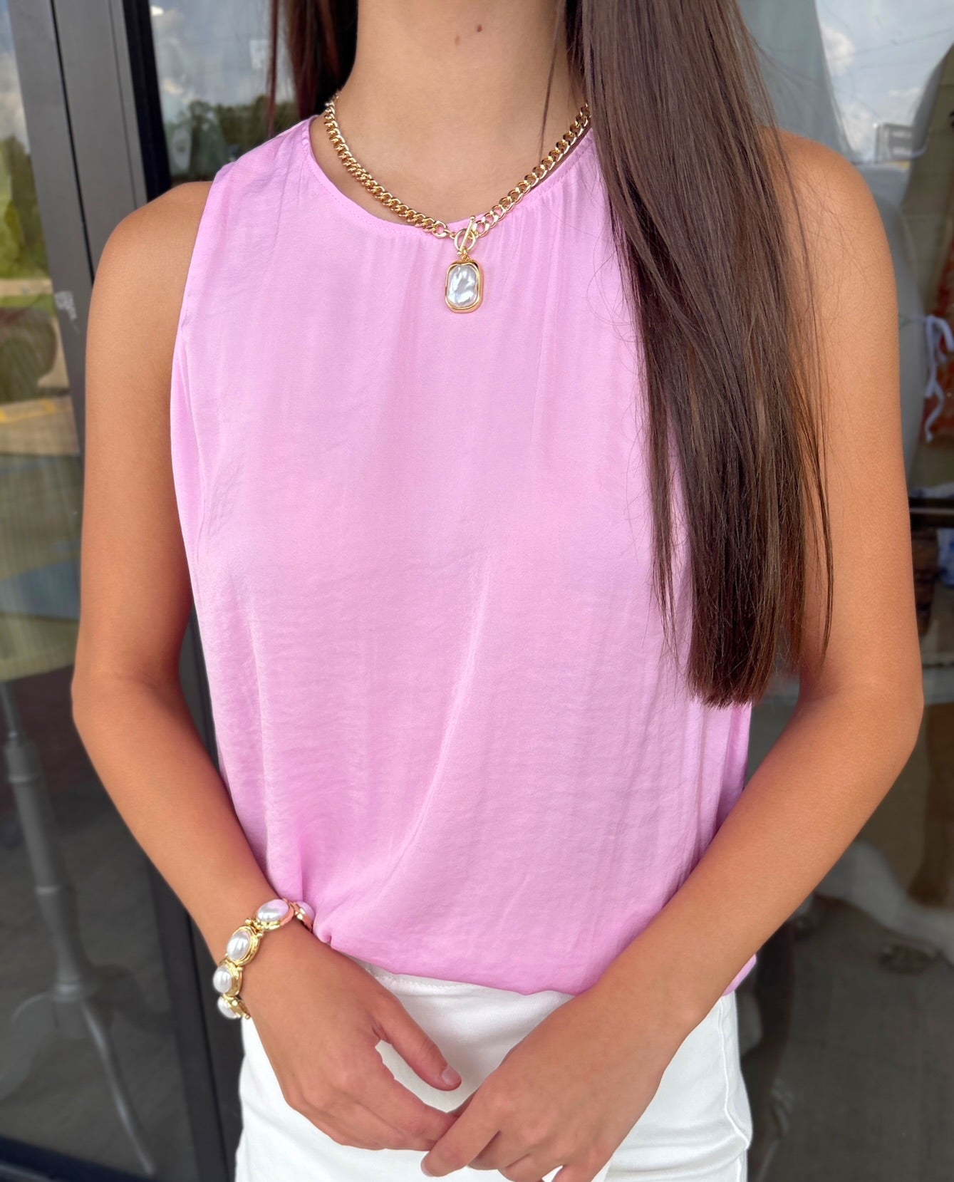 Luna Sleeveless Blouse
