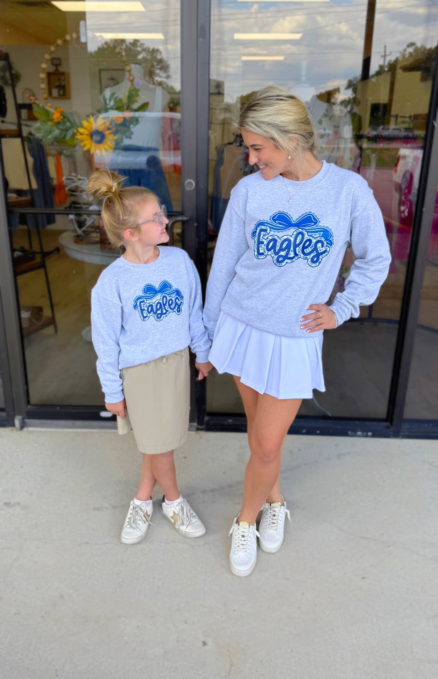 Floral Eagles Sweatshirt Adult