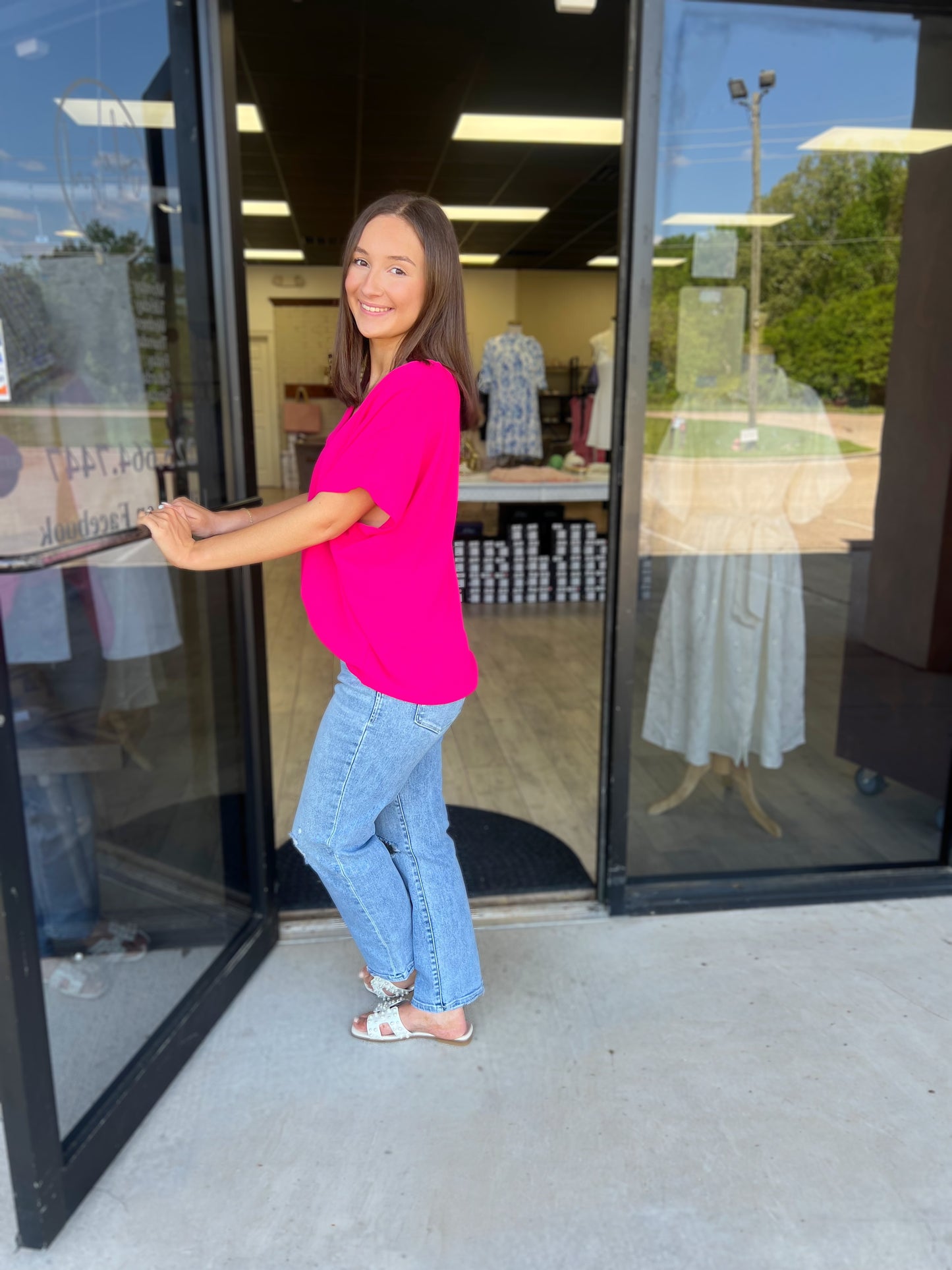 Best in Hot Pink Blouse